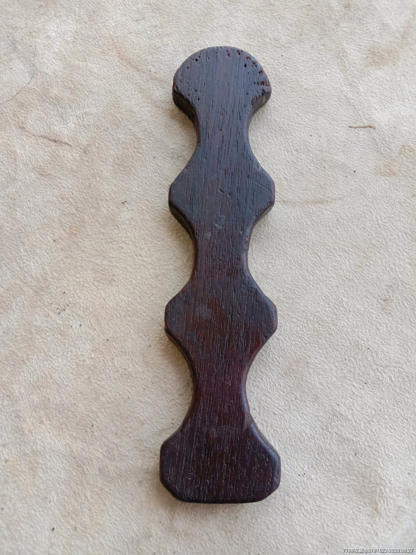 老线板清代民国绕线板木制线板民俗收藏老物件