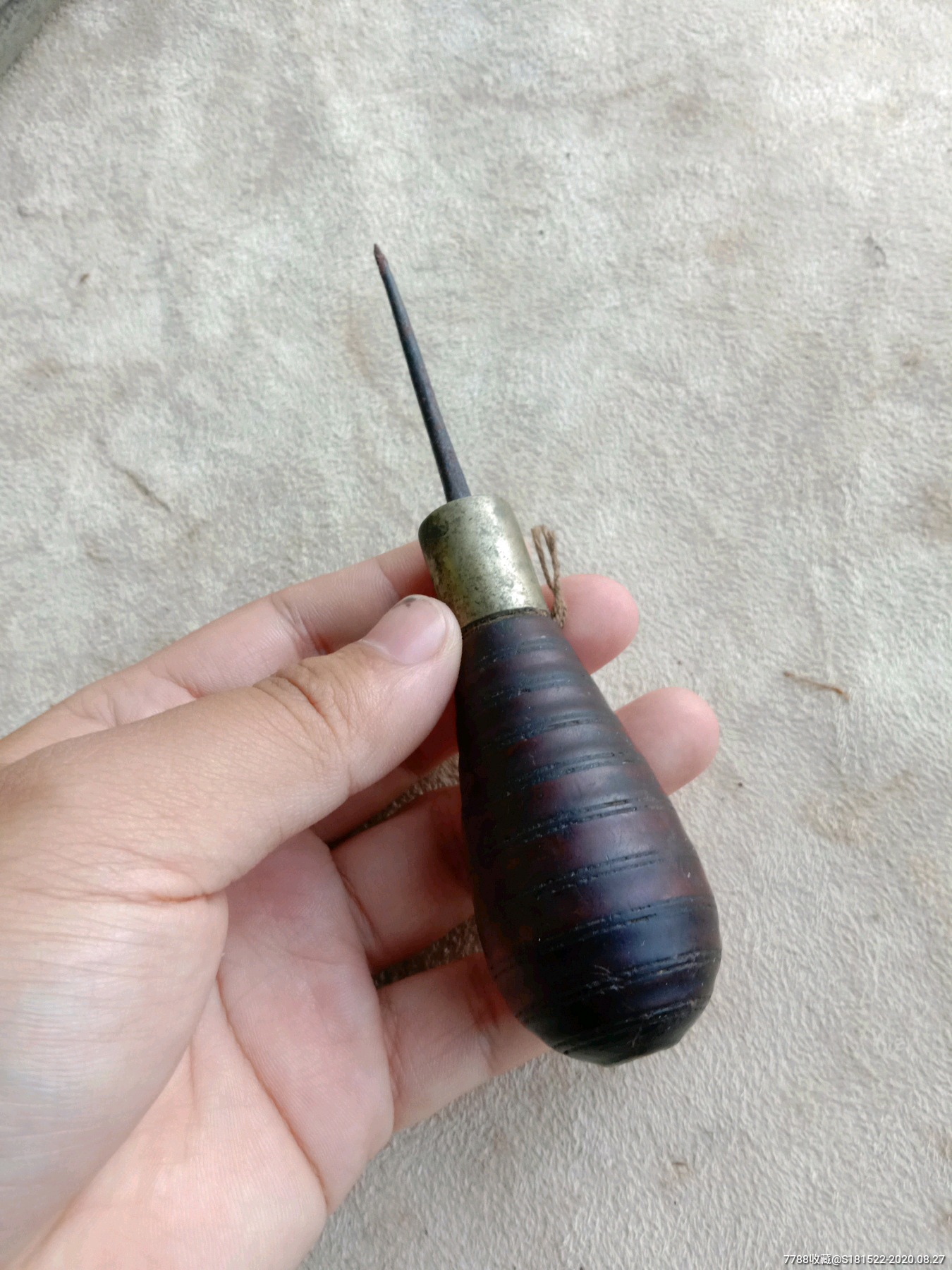 老锥子清代民国锥子木柄锥子民俗收藏老物件古董