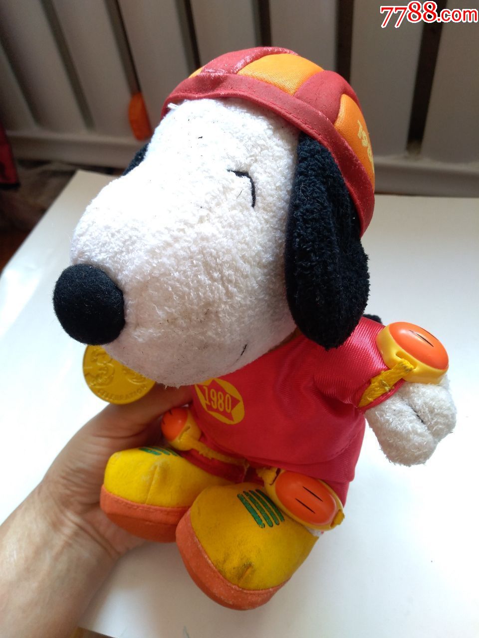 麦当劳限量玩具史努比1980衣服2000年玩具稀少毛绒玩具点图看放大