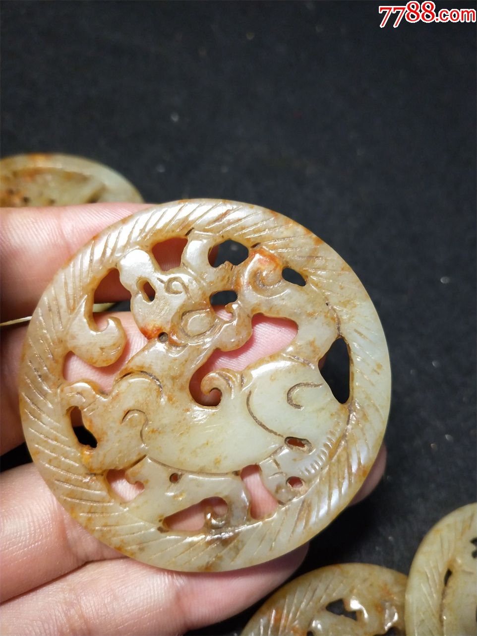四神兽玉璧_和田玉_第4张_7788玉器收藏