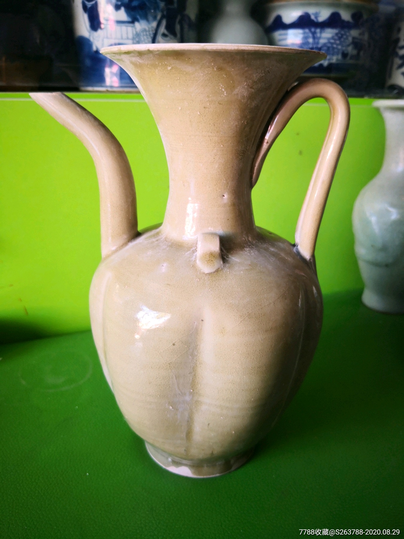 越窑双耳大执壶_价格2000元【古瓷堂雅集】_第1张_7788收藏__收藏热线