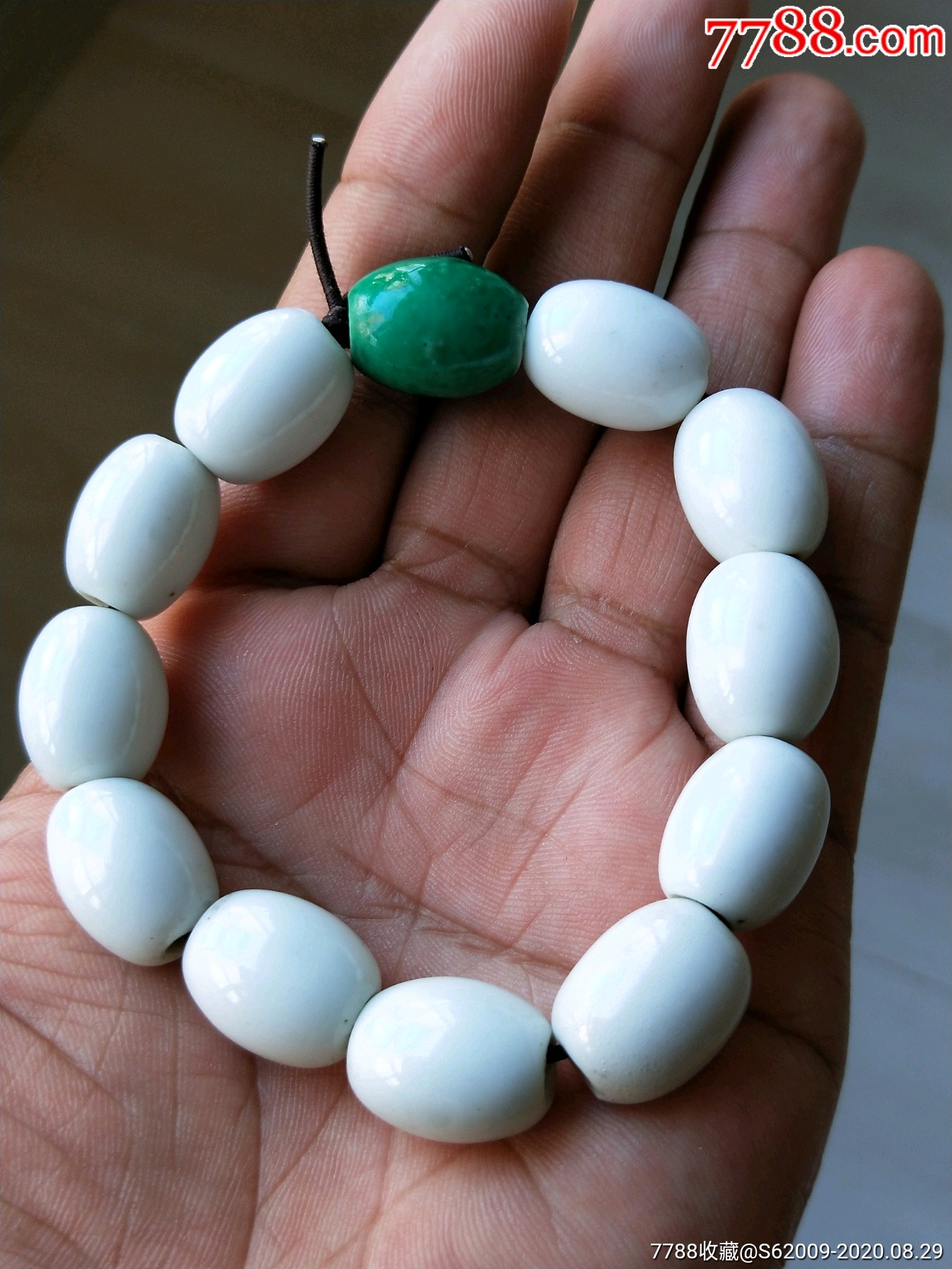 民国全品瓷珠手串十二粒一串_其他手串/佛珠_第3张_7788小人书