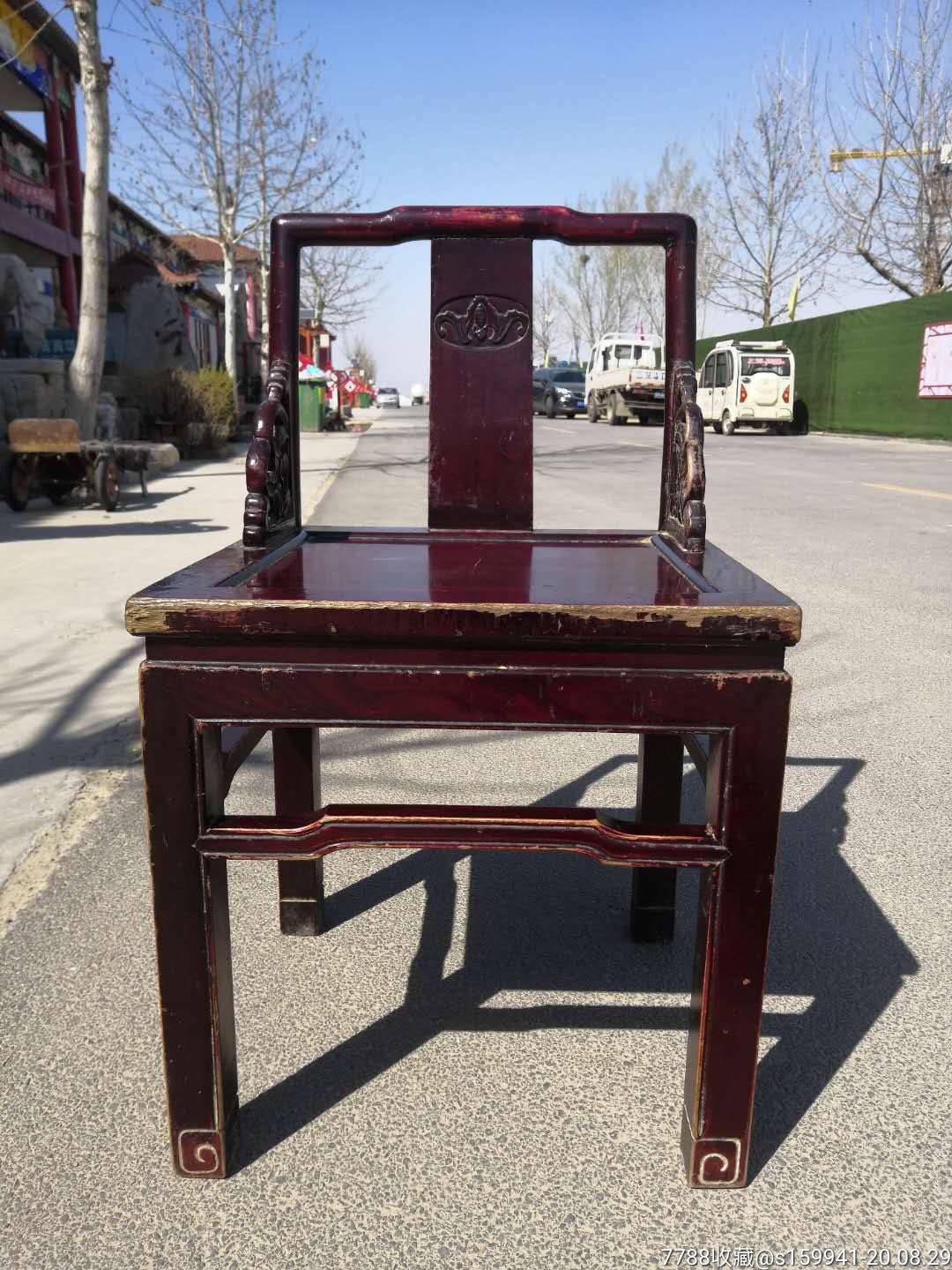 清代楠木小姐椅_木椅/凳_第1张_7788旧家具收藏