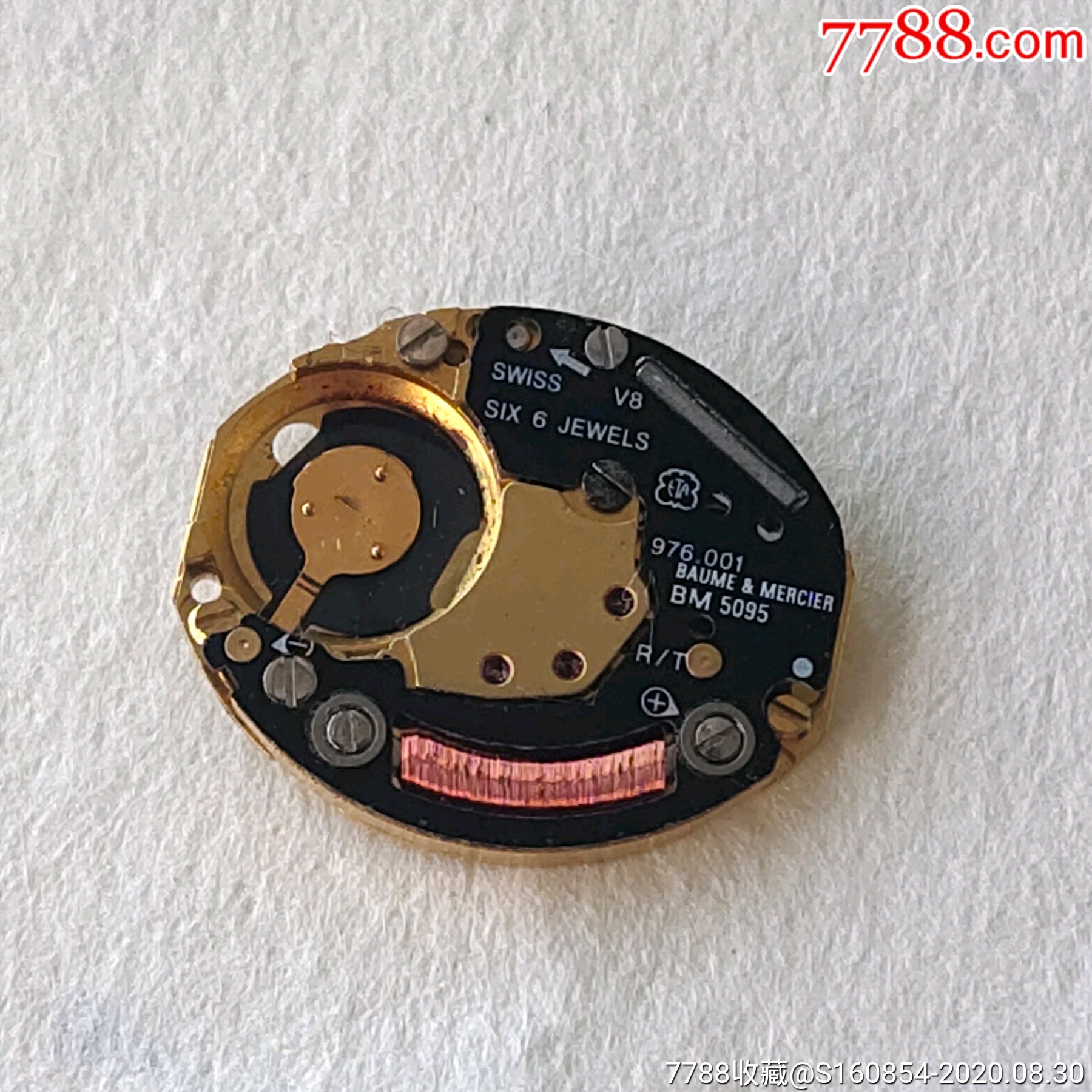 二手瑞士名仕石英手表拆机eta976001机芯
