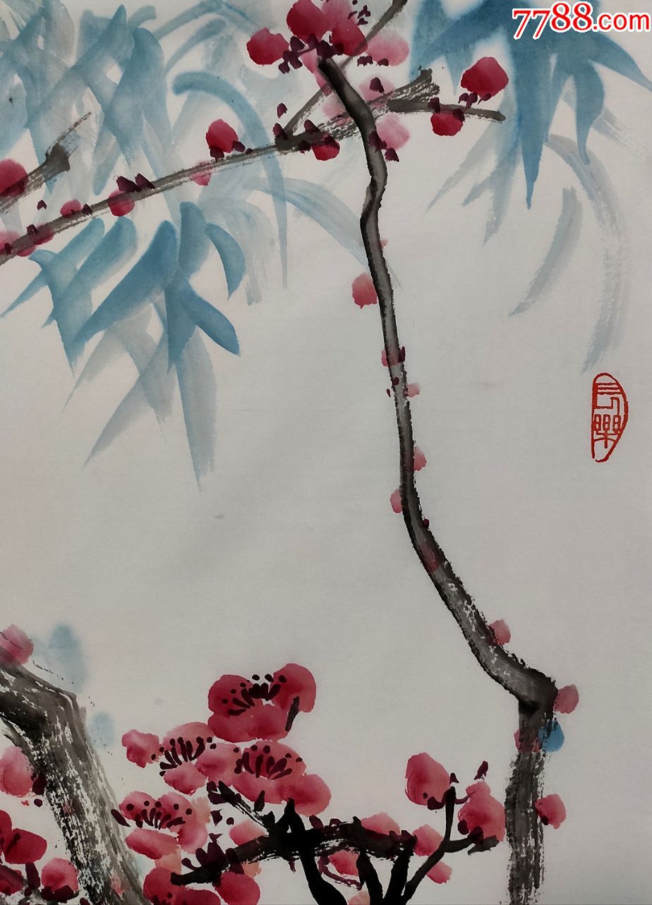 中国美协,书协会员,中国花鸟画研究会理事【沈学仁】花卉_花鸟国画