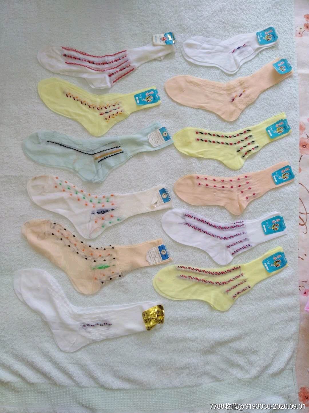 八十年代儿童尼龙袜