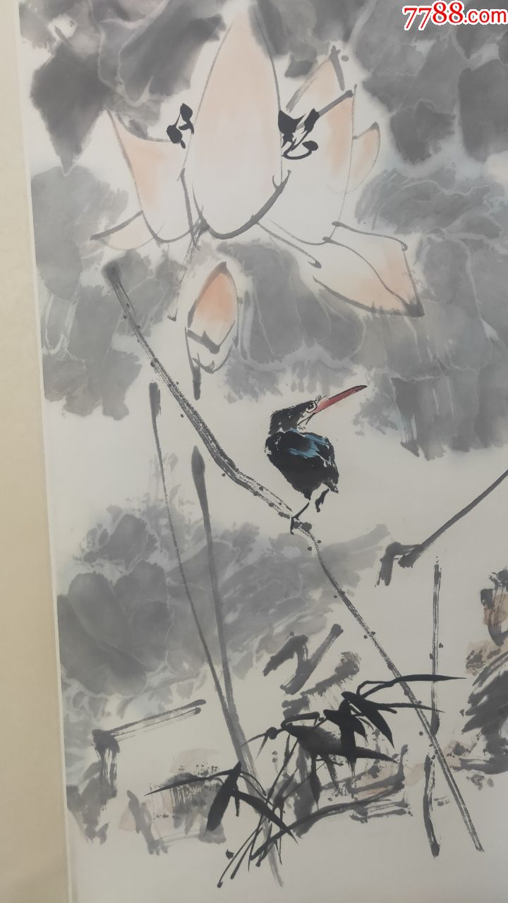 著名画家范曾好,花鸟一幅***尺寸70*52