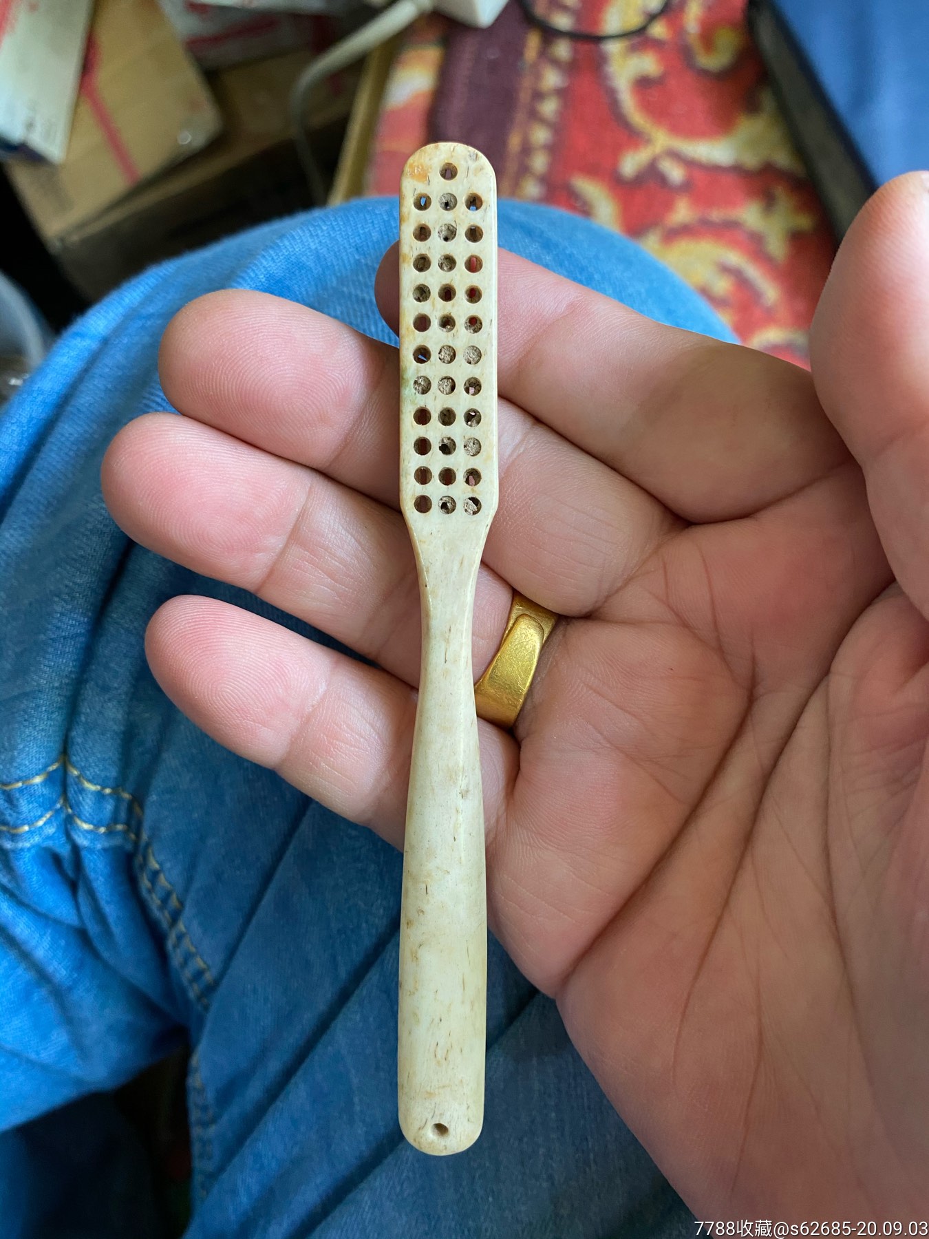 宋代骨头牙刷-骨雕-7788收藏