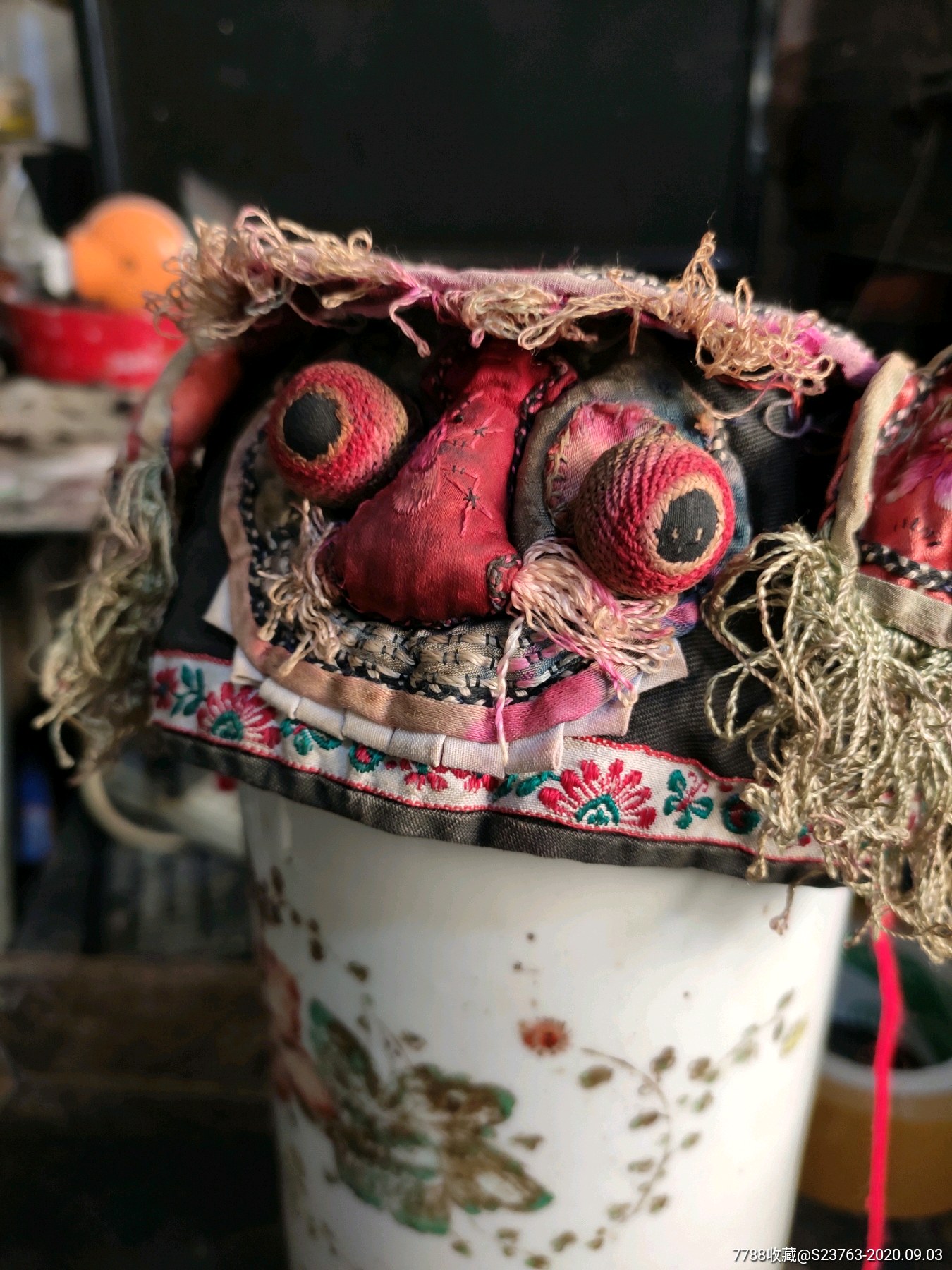 虎头刺绣虎头帽