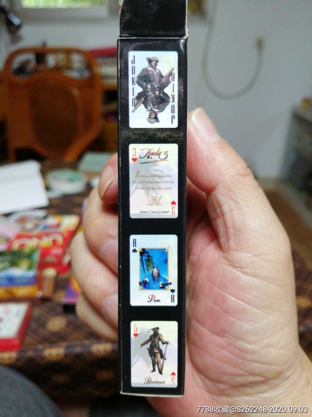 外国定牌:海盗历史扑克牌