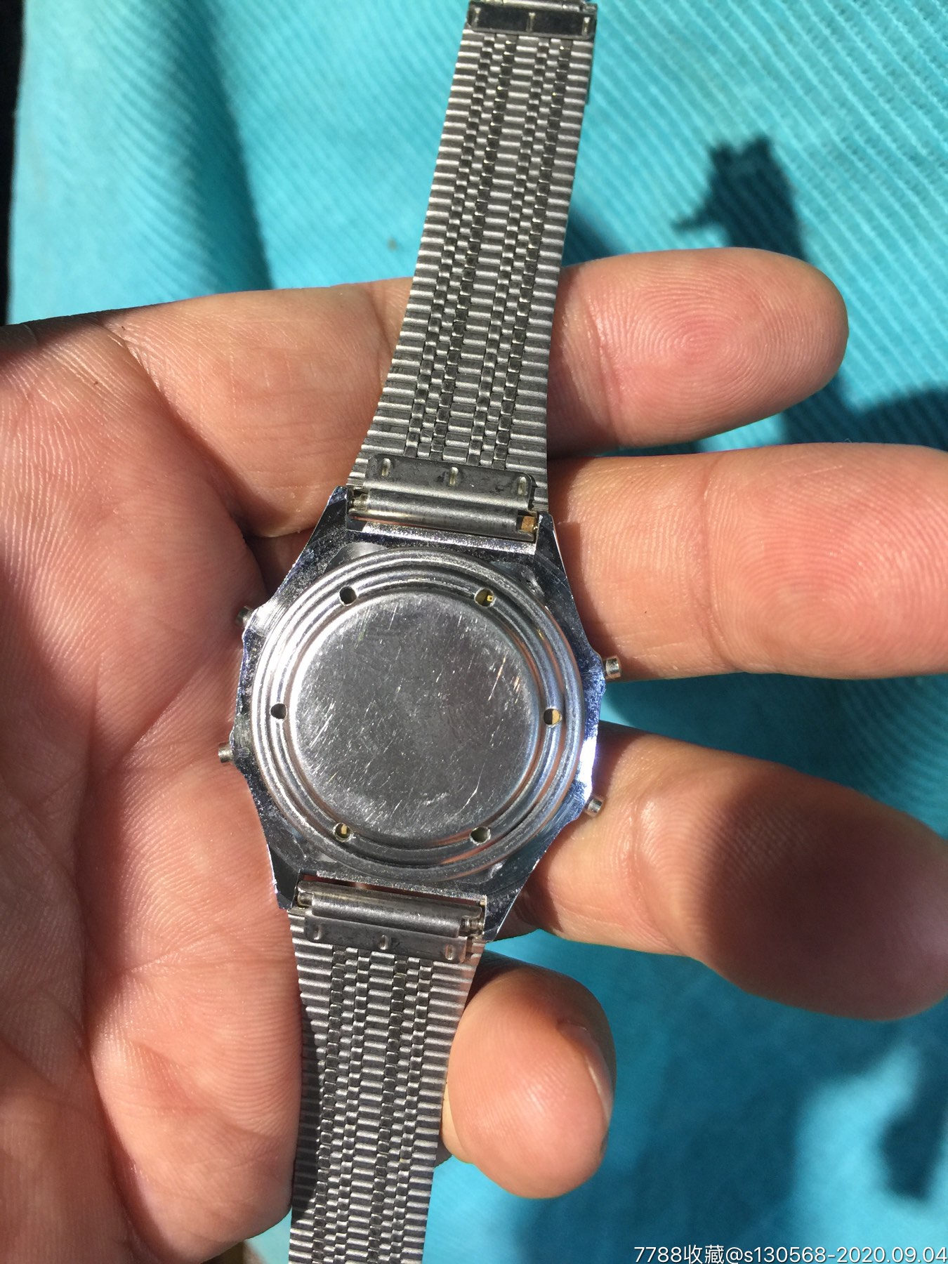 8-90年代港装液晶显示多功能全钢电子表