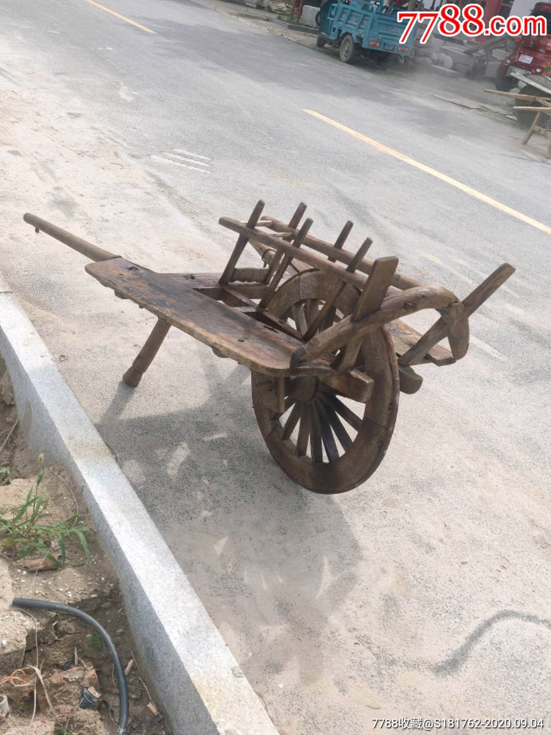 清代独轮车_其他木制用品_民俗古玩老家具【7788收藏__收藏热线】