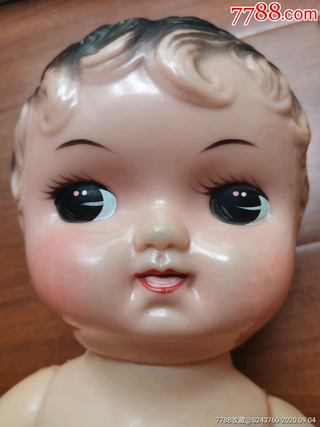 文革娃娃红脸娃娃塑料娃娃