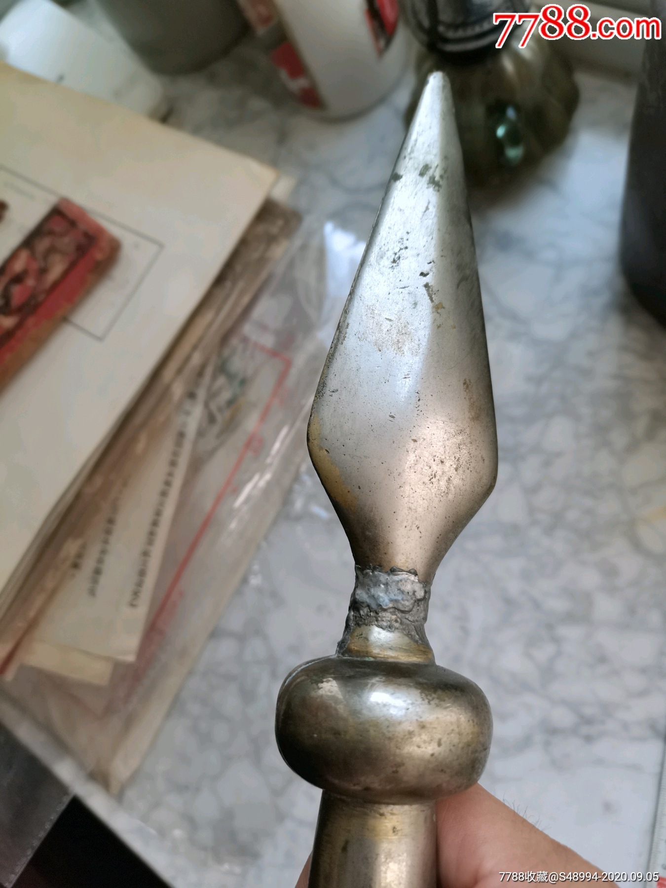 民国红缨枪的枪头