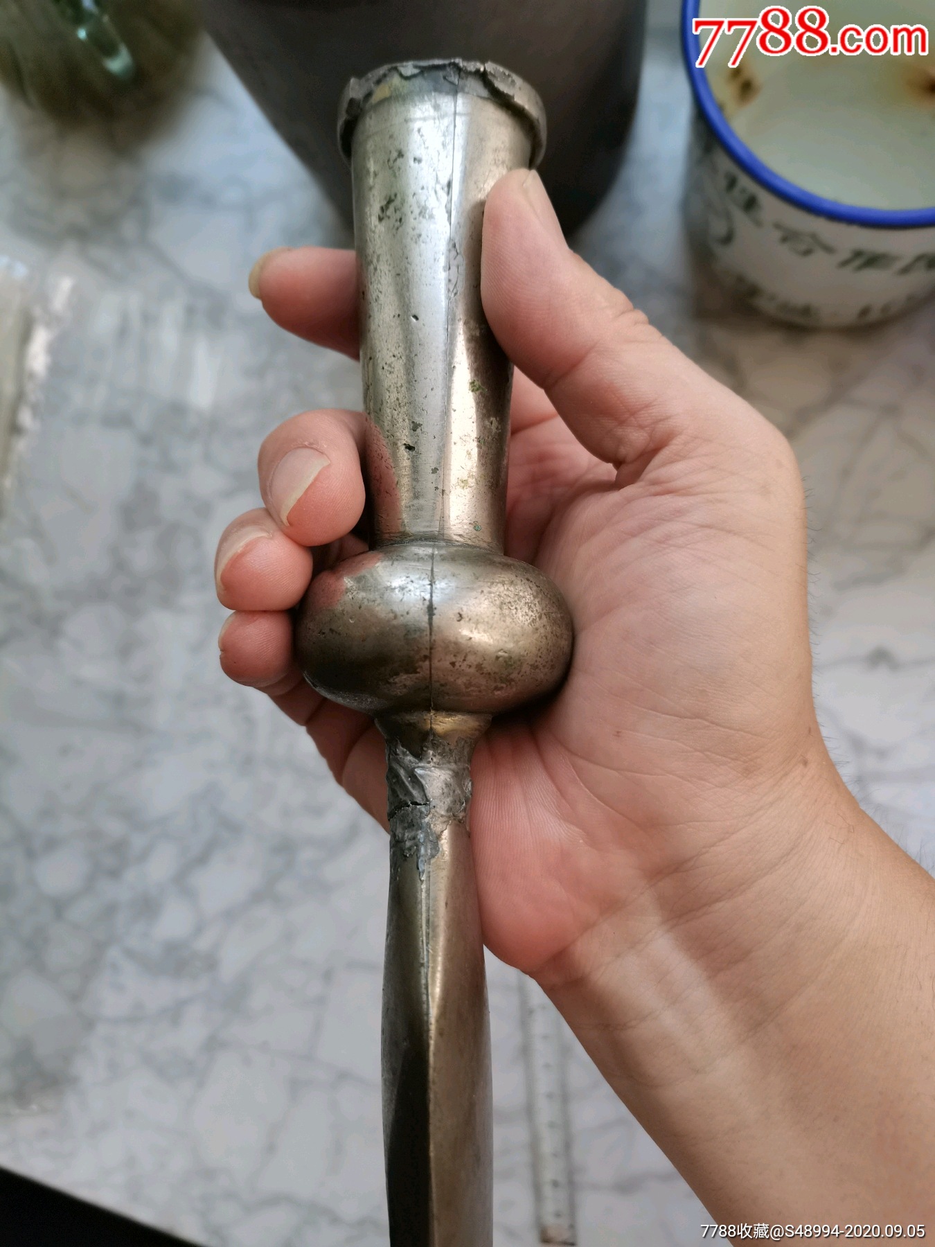 民国红缨枪的枪头