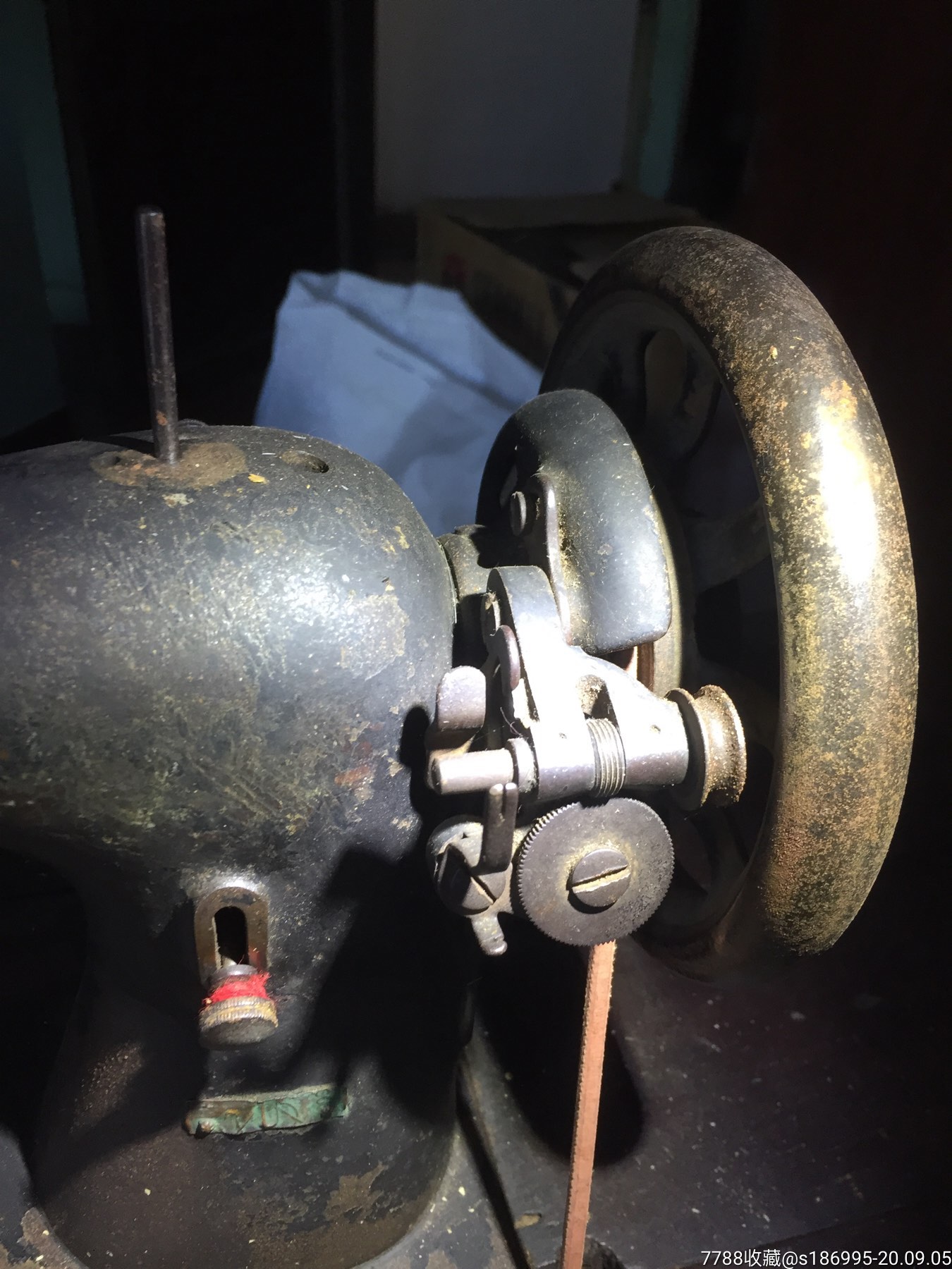 民国美国胜家老式缝纫机品相如图