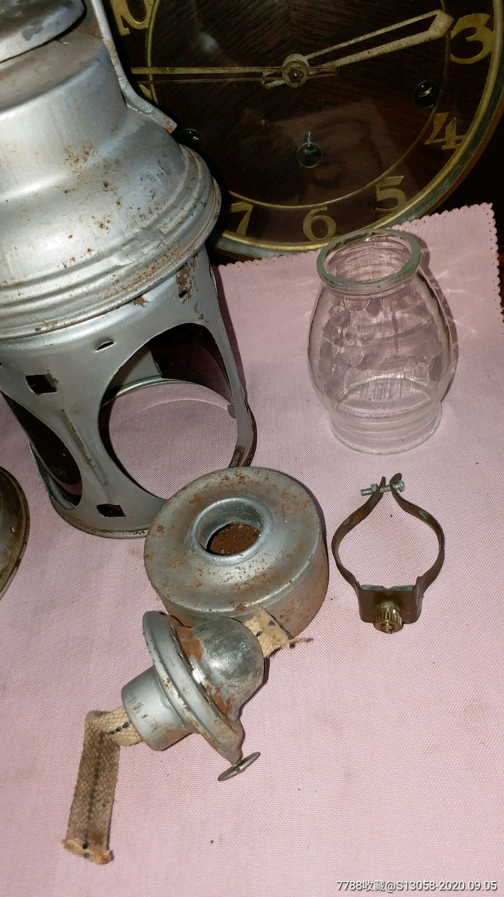 早期五六十年代好品未用铁路手提式煤油信号灯