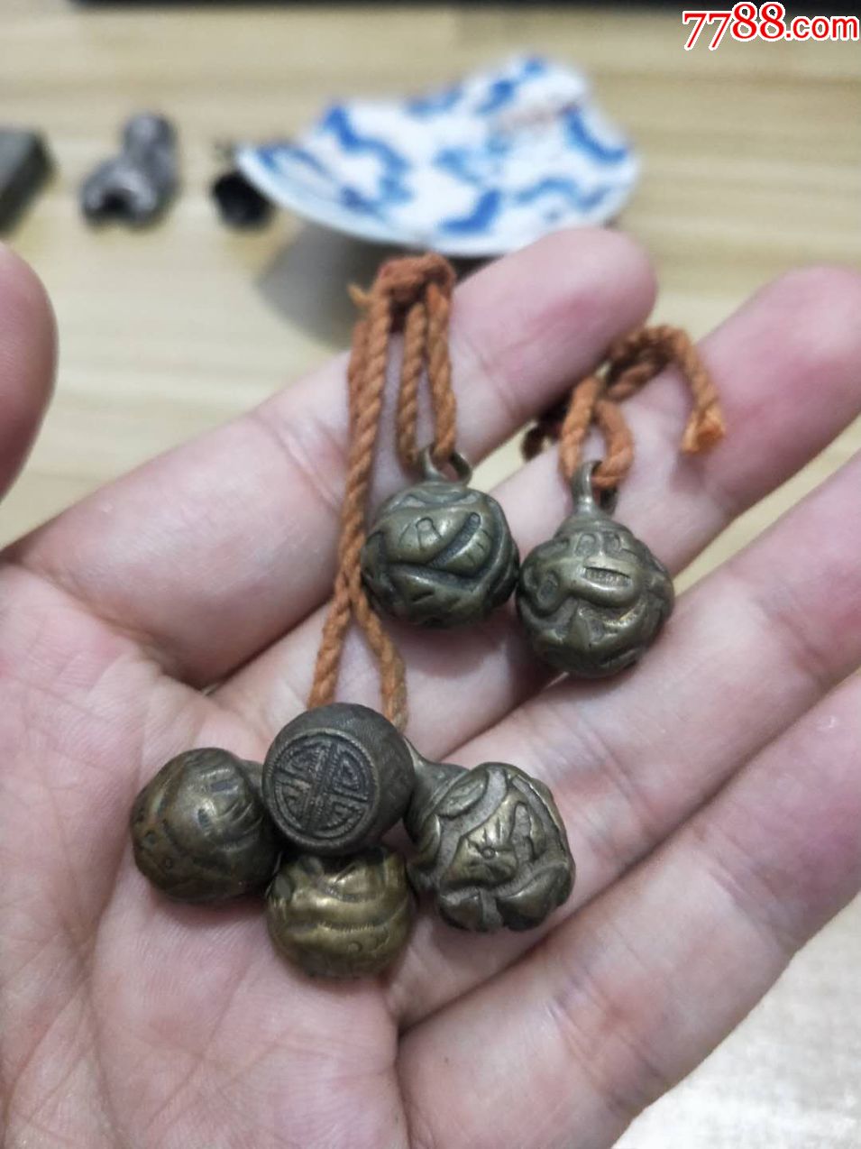 清代老铜扣流金扣子