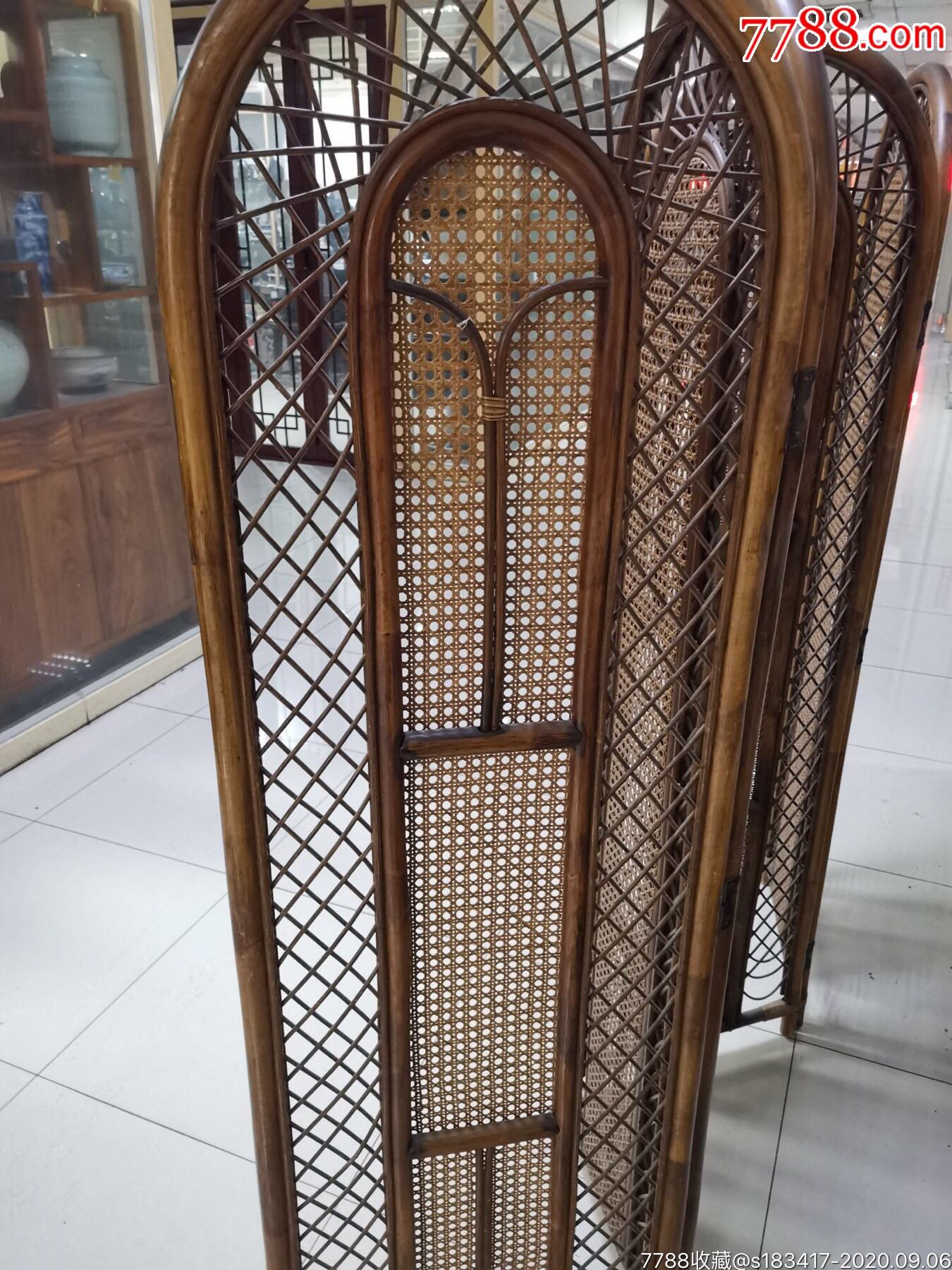 日本回流竹藤屏风158公分要我发呲牙喜欢的别错过