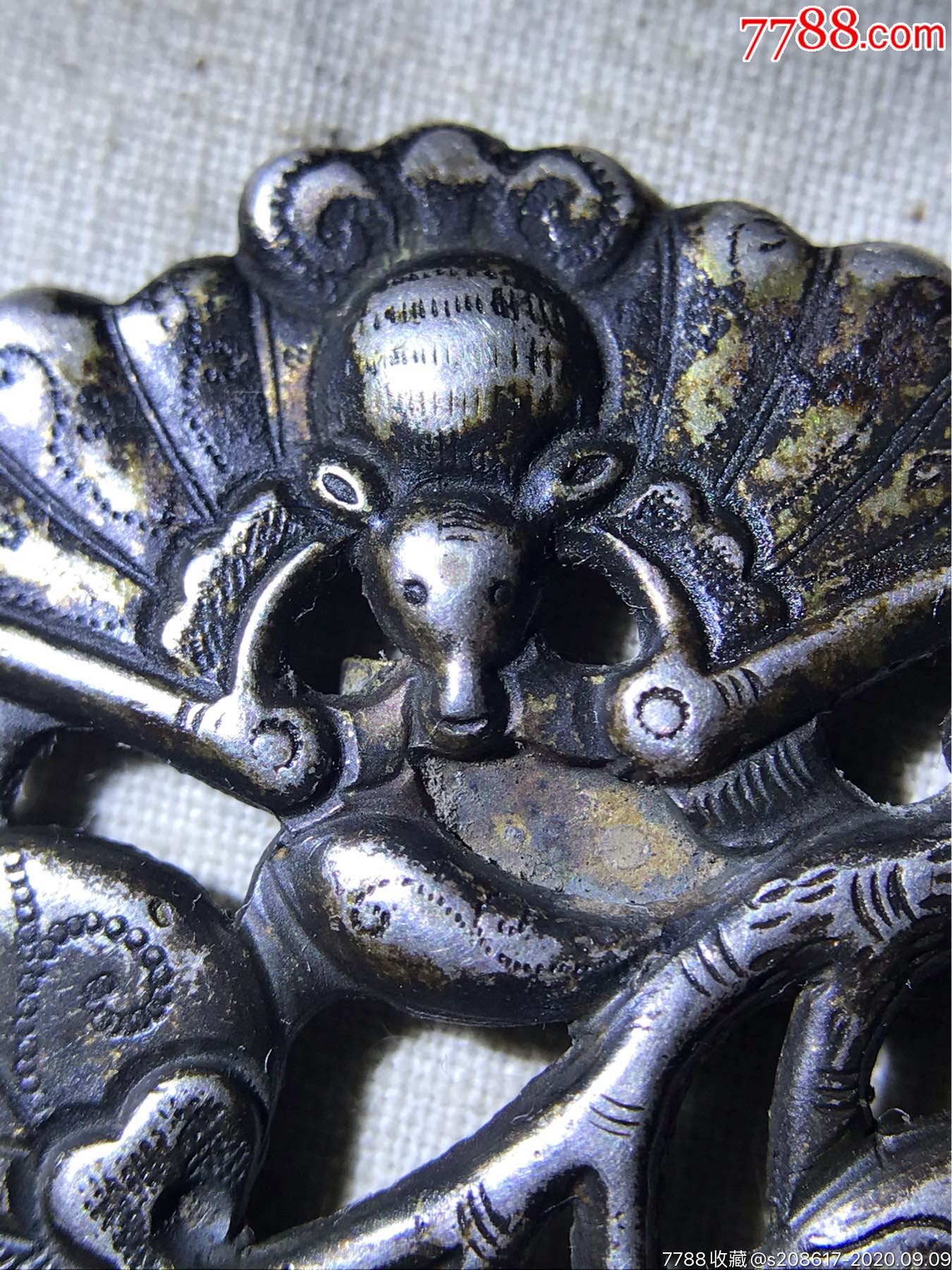 清朝(银发钗)银饰品