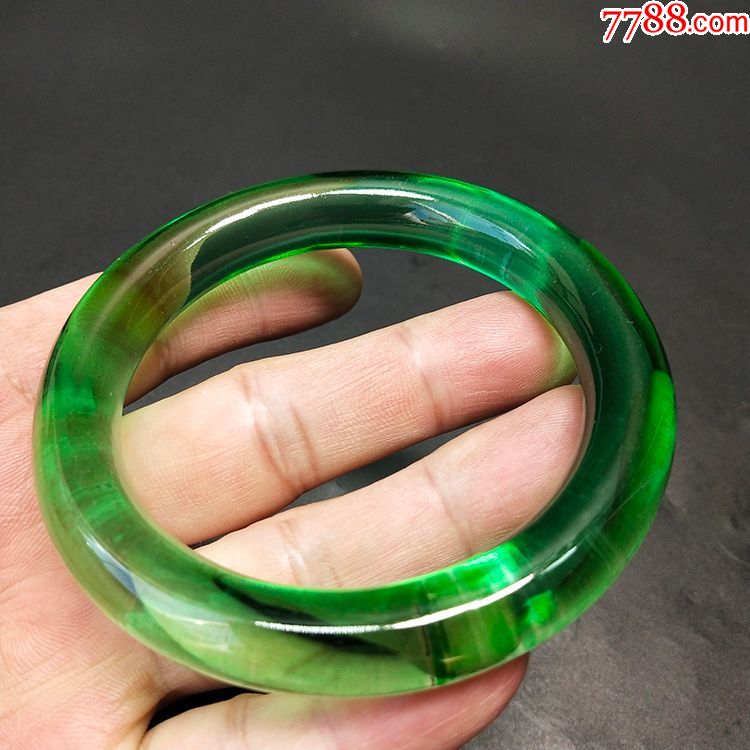 祖母绿镯子实心绿宝石手镯碧玺手饰橄榄石石榴石
