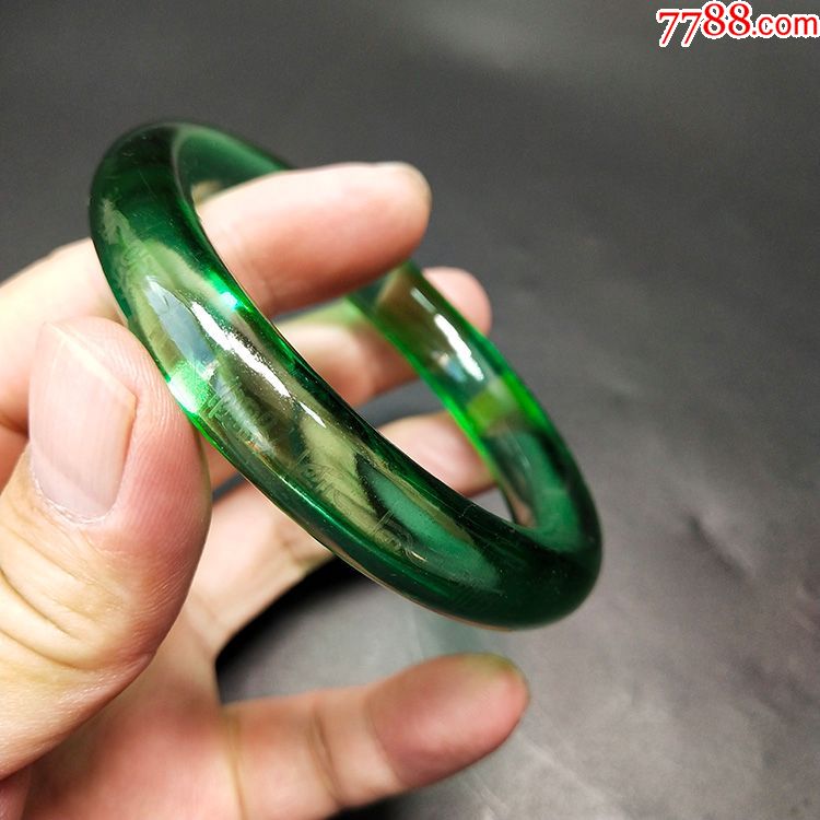 祖母绿镯子实心绿宝石手镯碧玺-手饰橄榄石石榴石