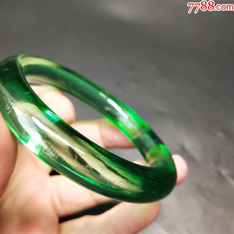 祖母绿镯子实心绿宝石手镯碧玺手饰橄榄石石榴石