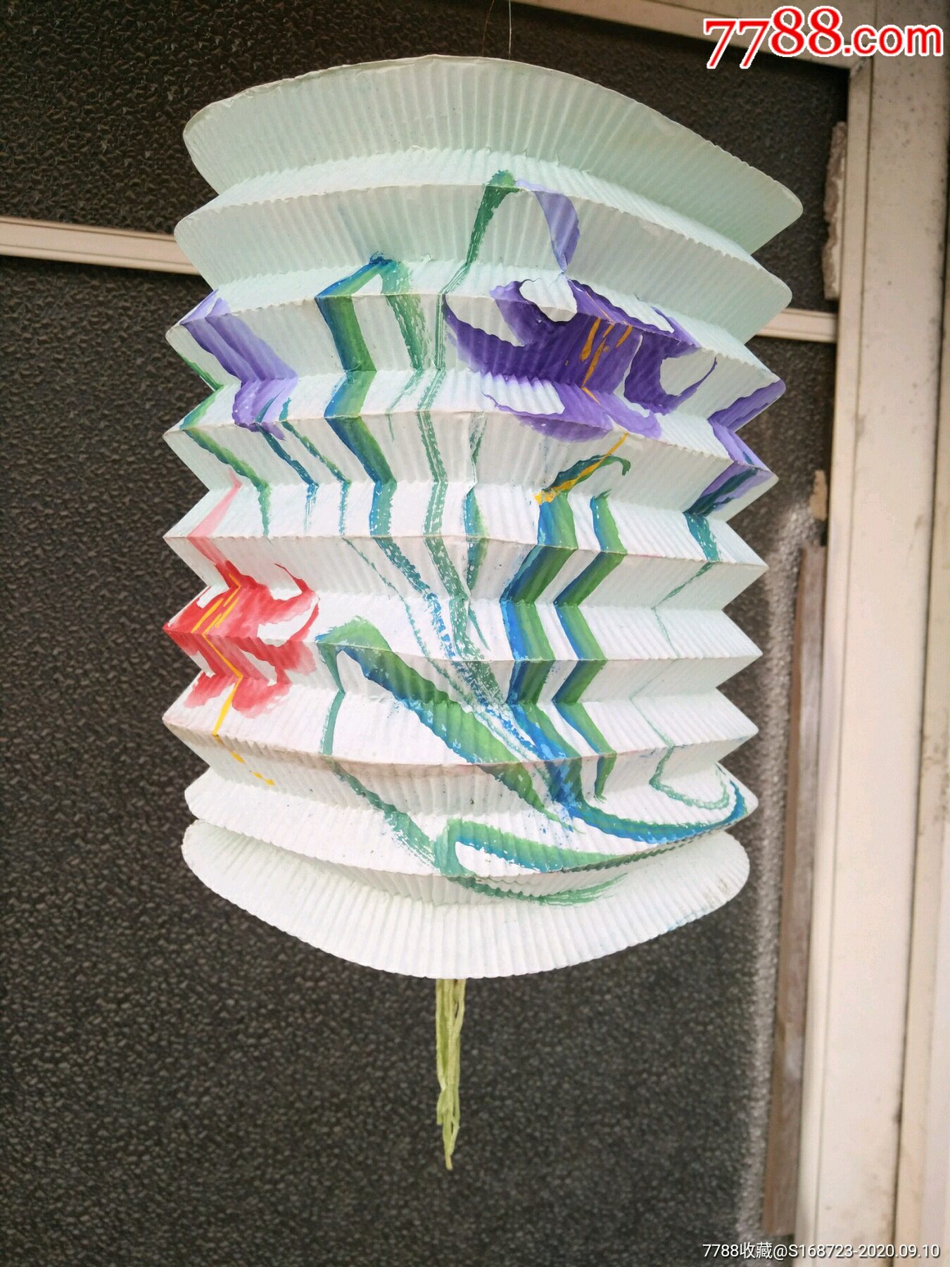 八*十年代怀旧收藏库存全新手绘纸灯笼