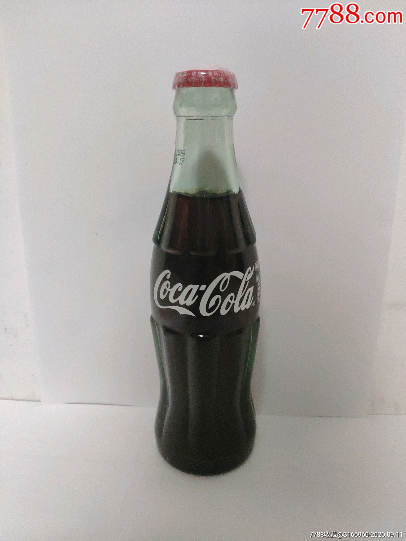 可口可乐100周年玻璃瓶图片