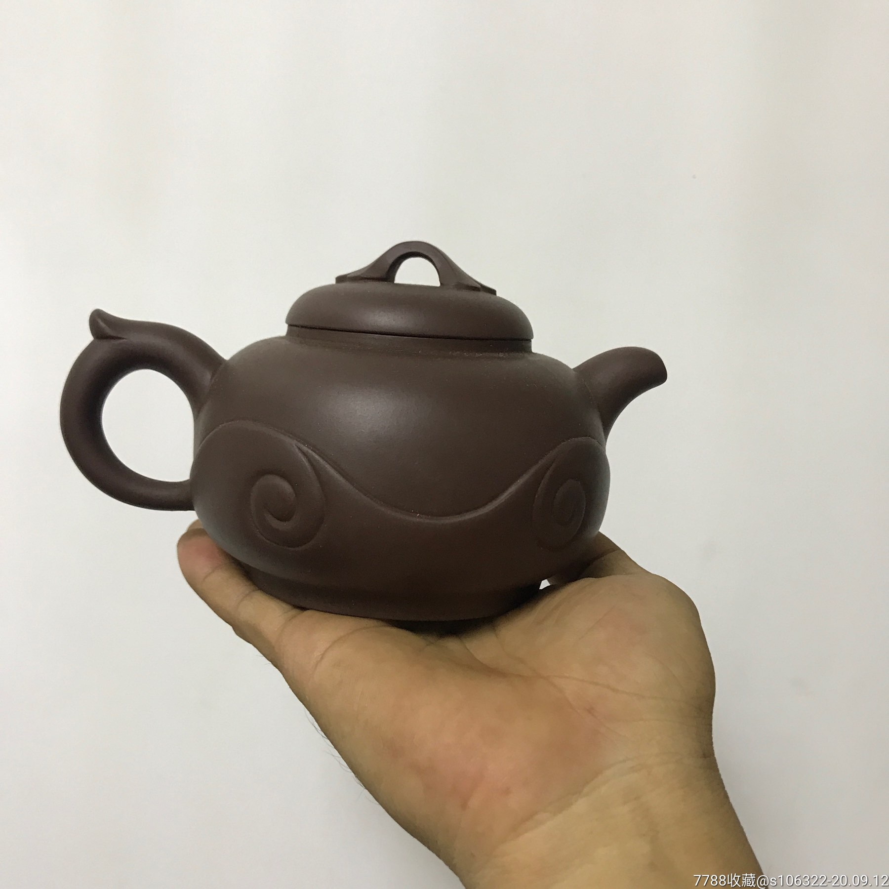 名家周桂珍款原矿老紫泥紫砂壶,老壶,老茶壶