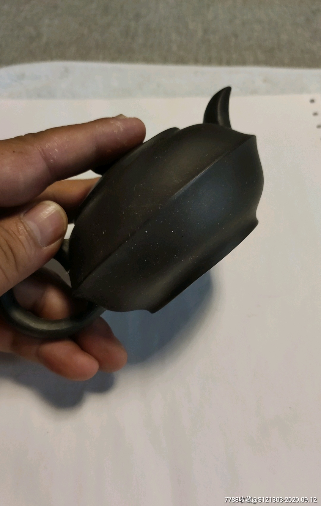 八十年代黑星土紫砂壶