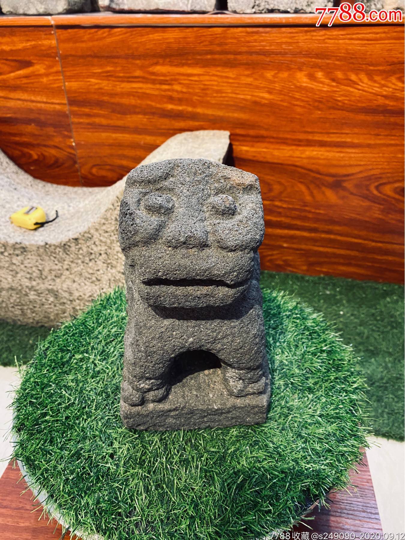 明代玄武岩青石石案兽_第1张_7788工艺品