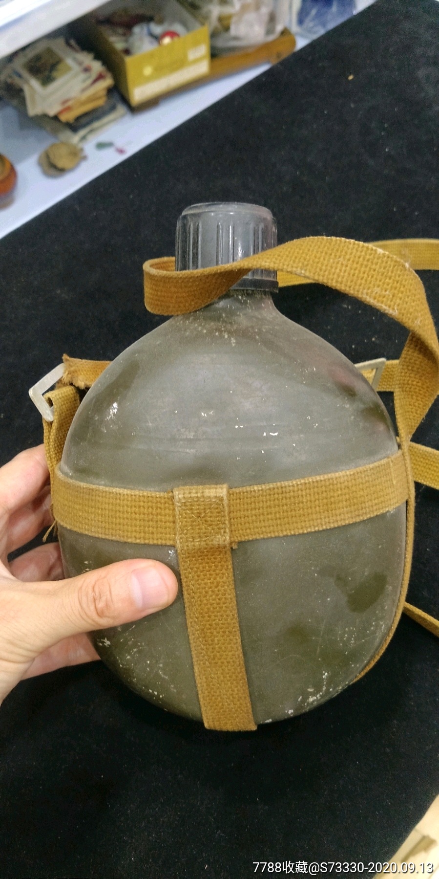 怀旧收藏,民俗陈列,老铝制*用水壶-水壶/壶类-7788烟标收藏