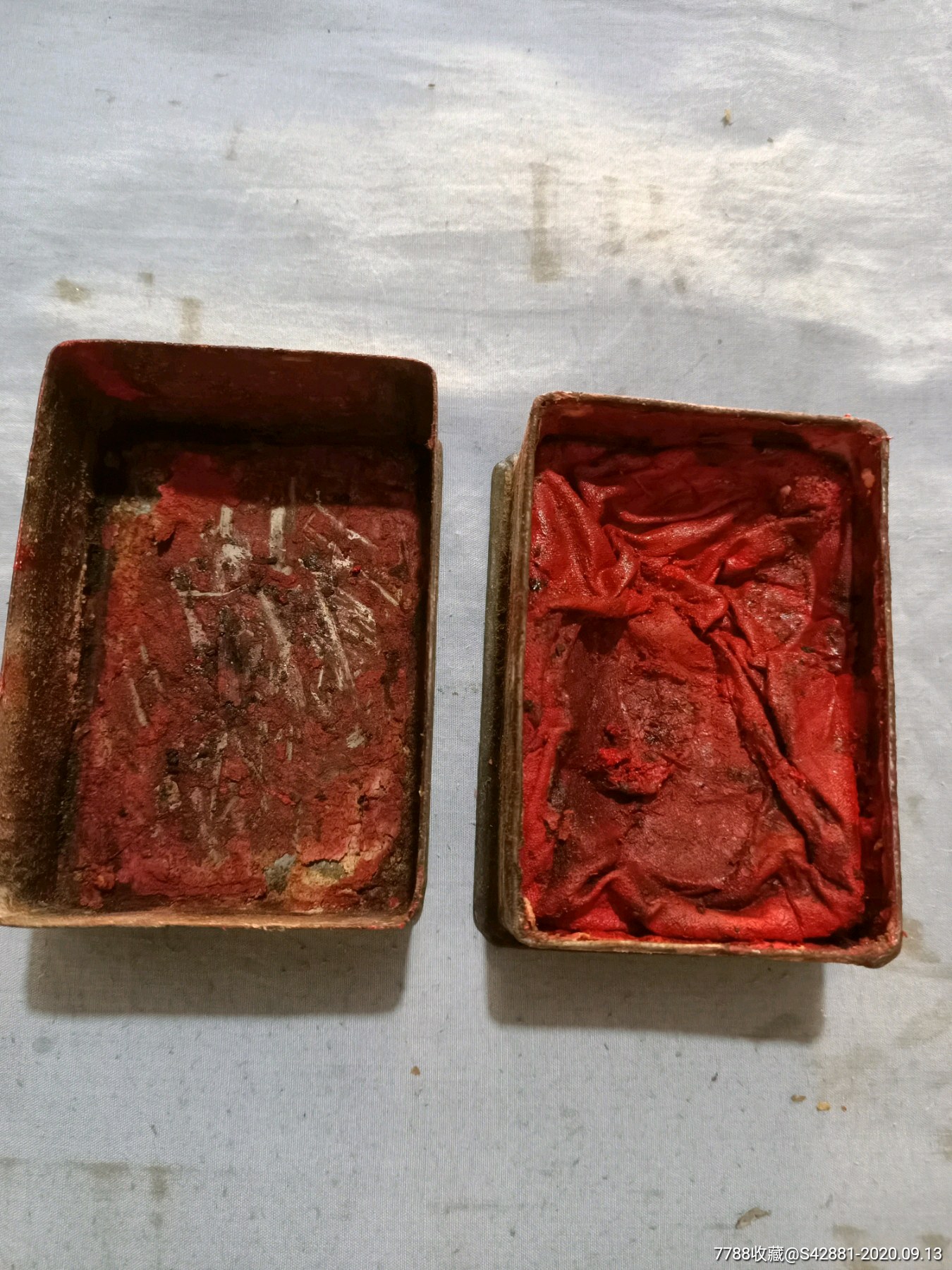 晚清民国老印泥一盒107