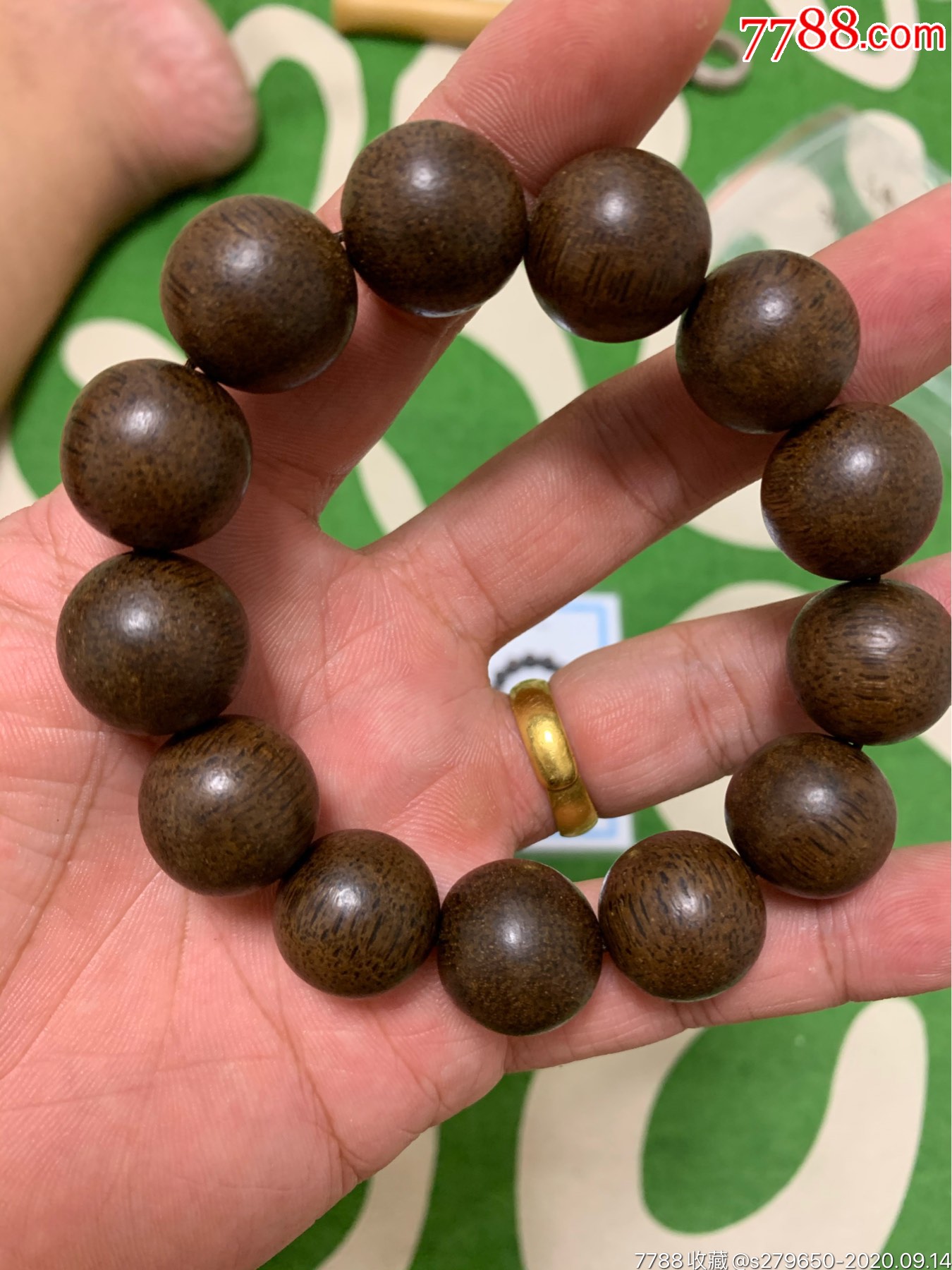 芽庄黄棋楠手串