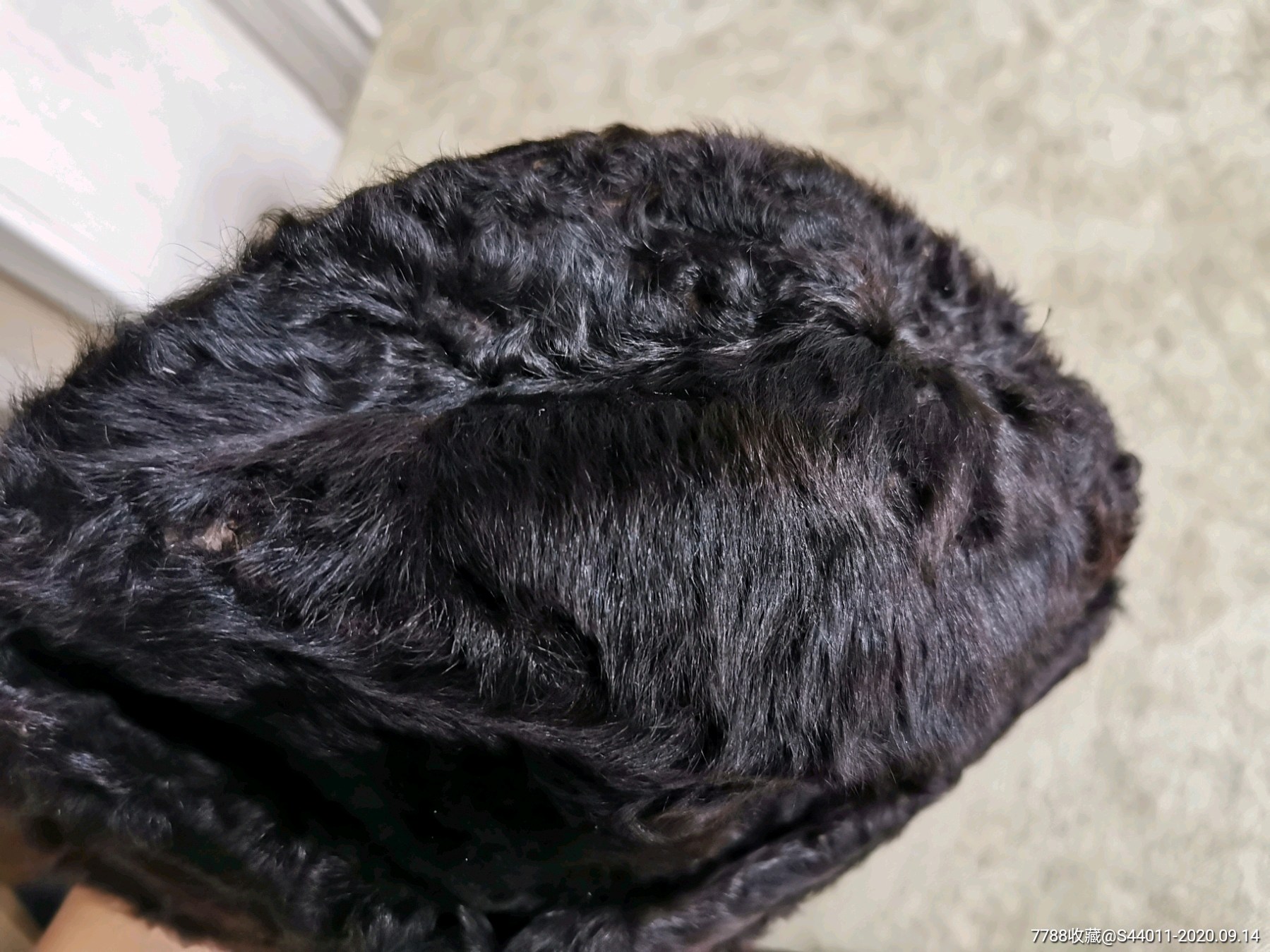 抗战时期座山雕帽子,皮帽