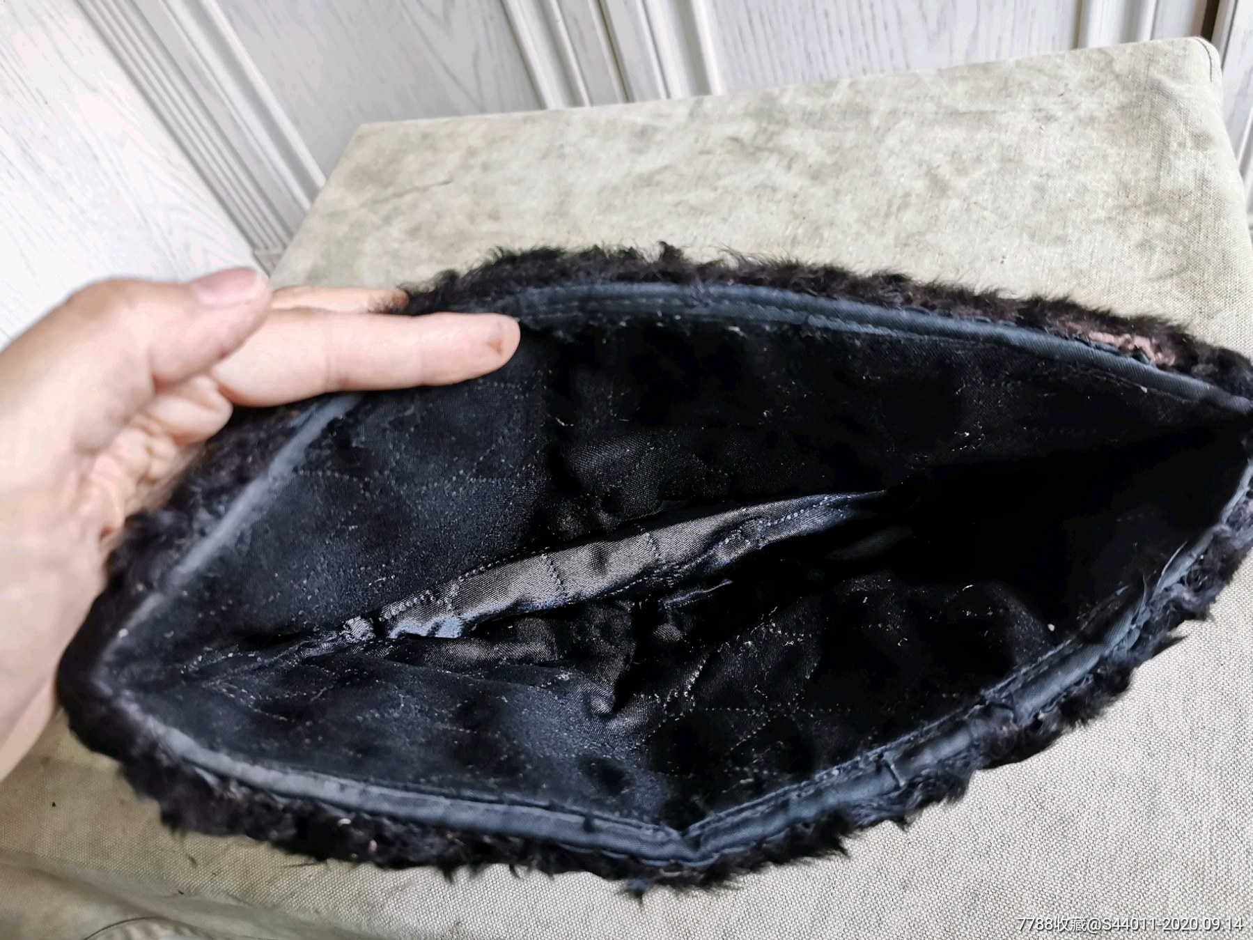 抗战时期座山雕帽子,皮帽