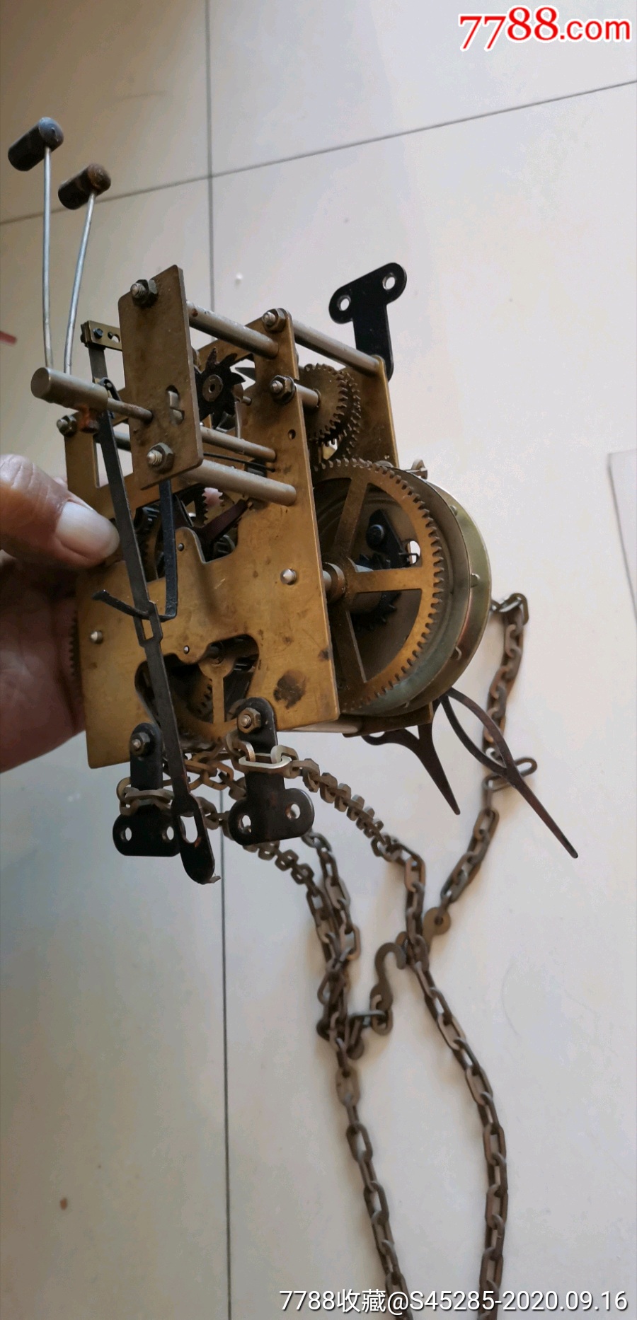 金狮落地钟机芯全套-座钟/落地钟-7788收藏