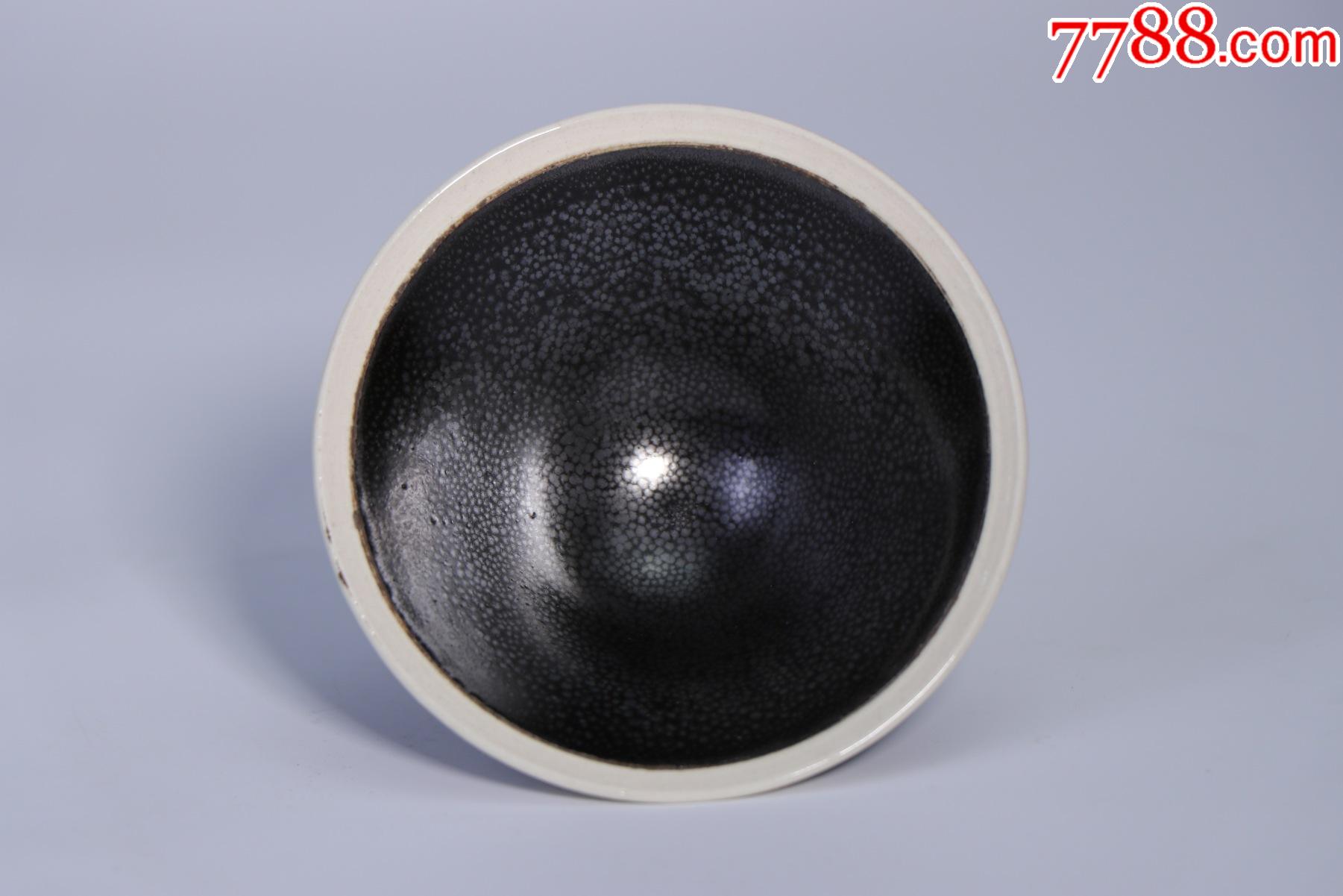 金代白覆轮油滴盏-茶杯/茶盅/茶盏-7788收藏