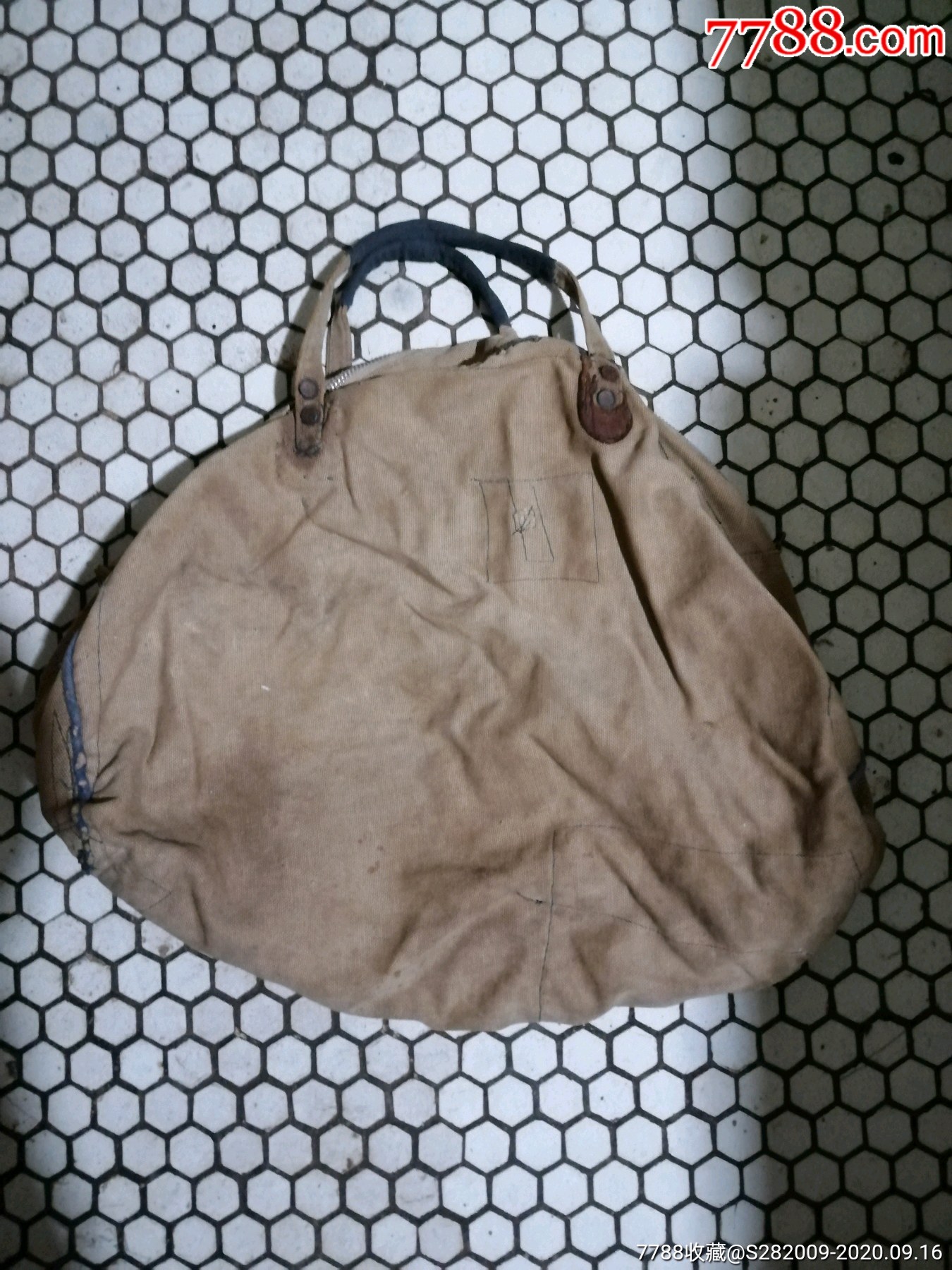 六七十年代帆布拎包