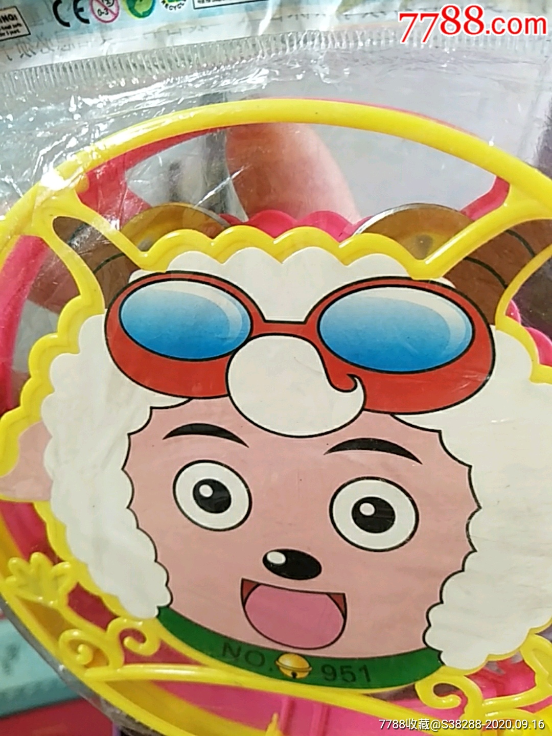 早期喜羊羊摇铃玩具,库存老货,原装_潘潘钱庄【7788钟表收藏】