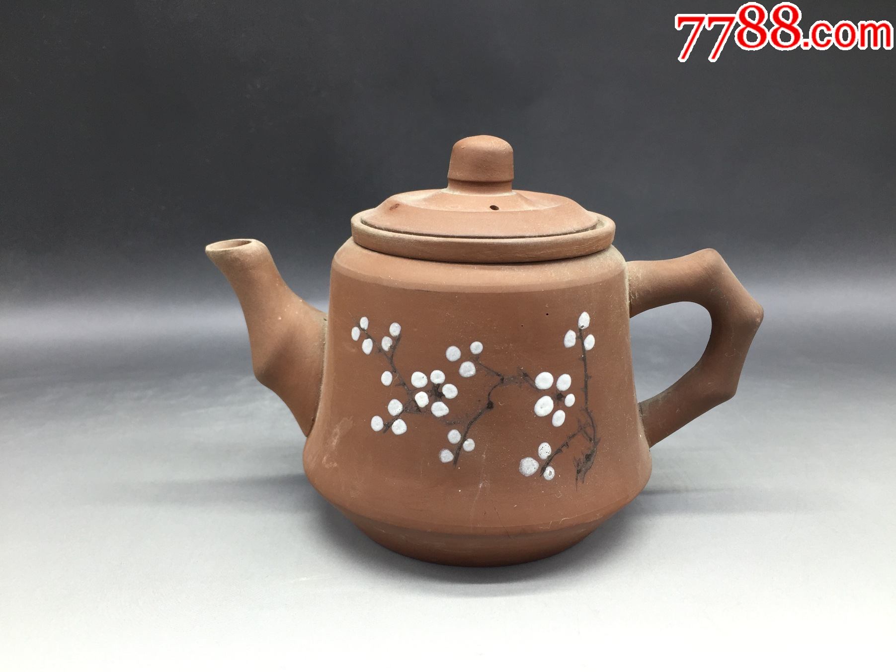 紫砂壶梅花（NO.341）_紫砂壶_运通古玩斋【7788旧书网】