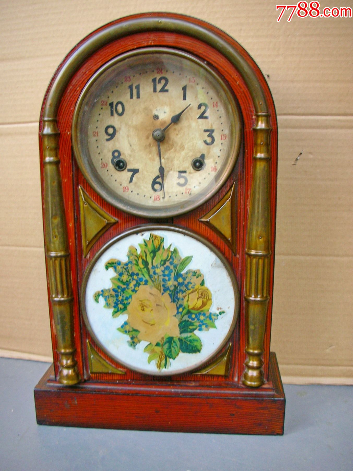 民国象球牌座钟