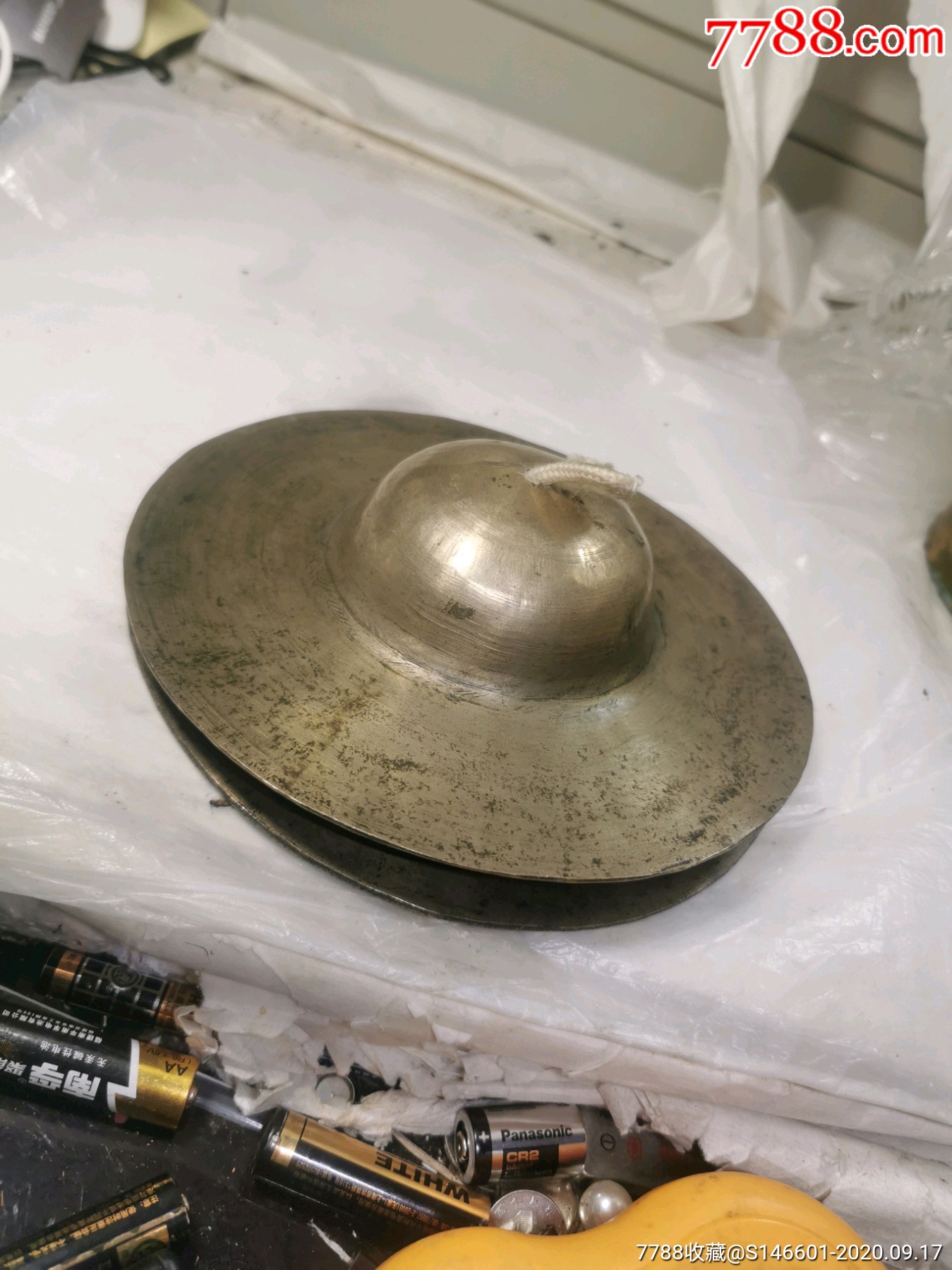 老铜乐器铜镲重960克直径175㎝