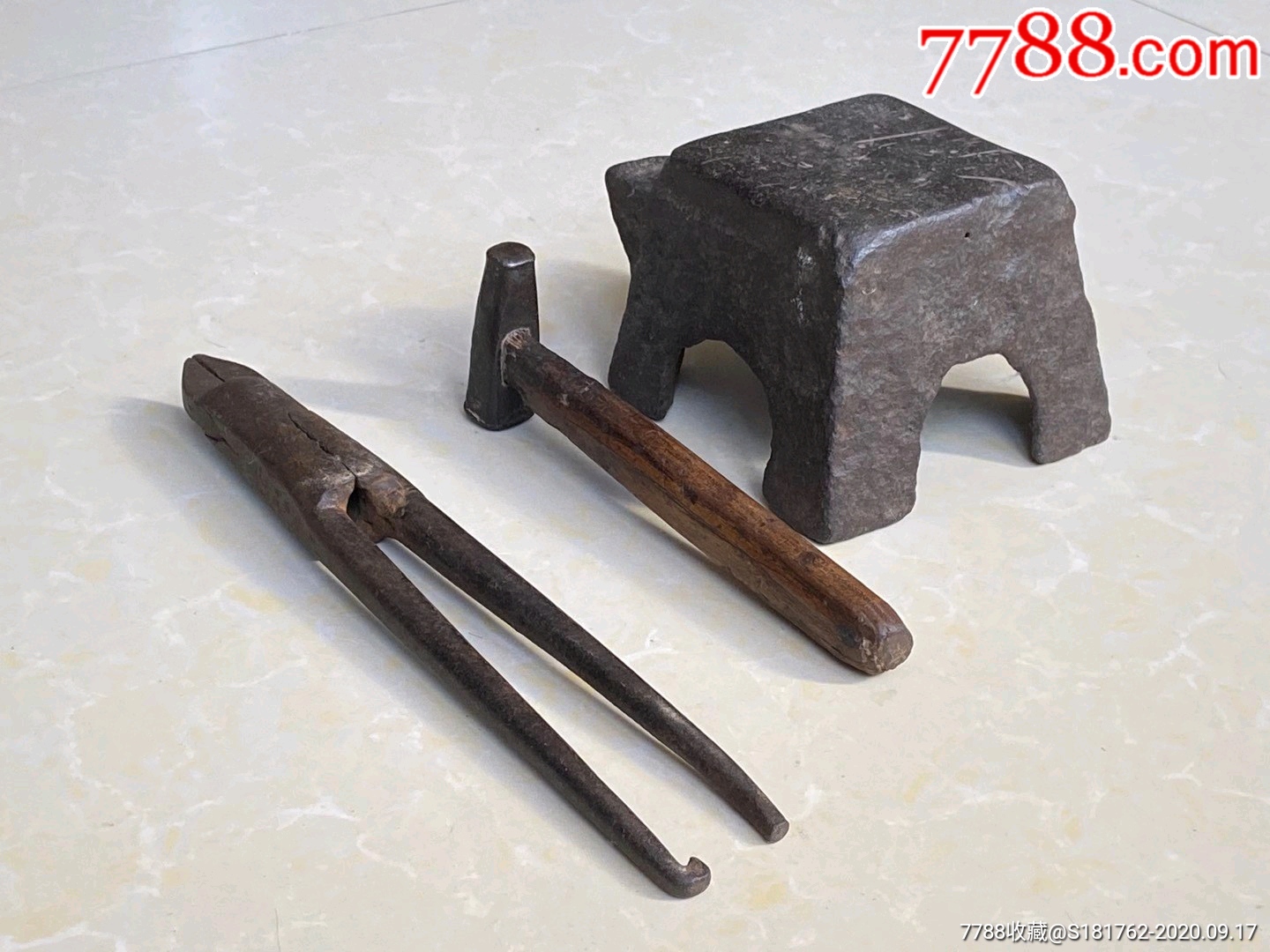 清代锔瓷工具一套