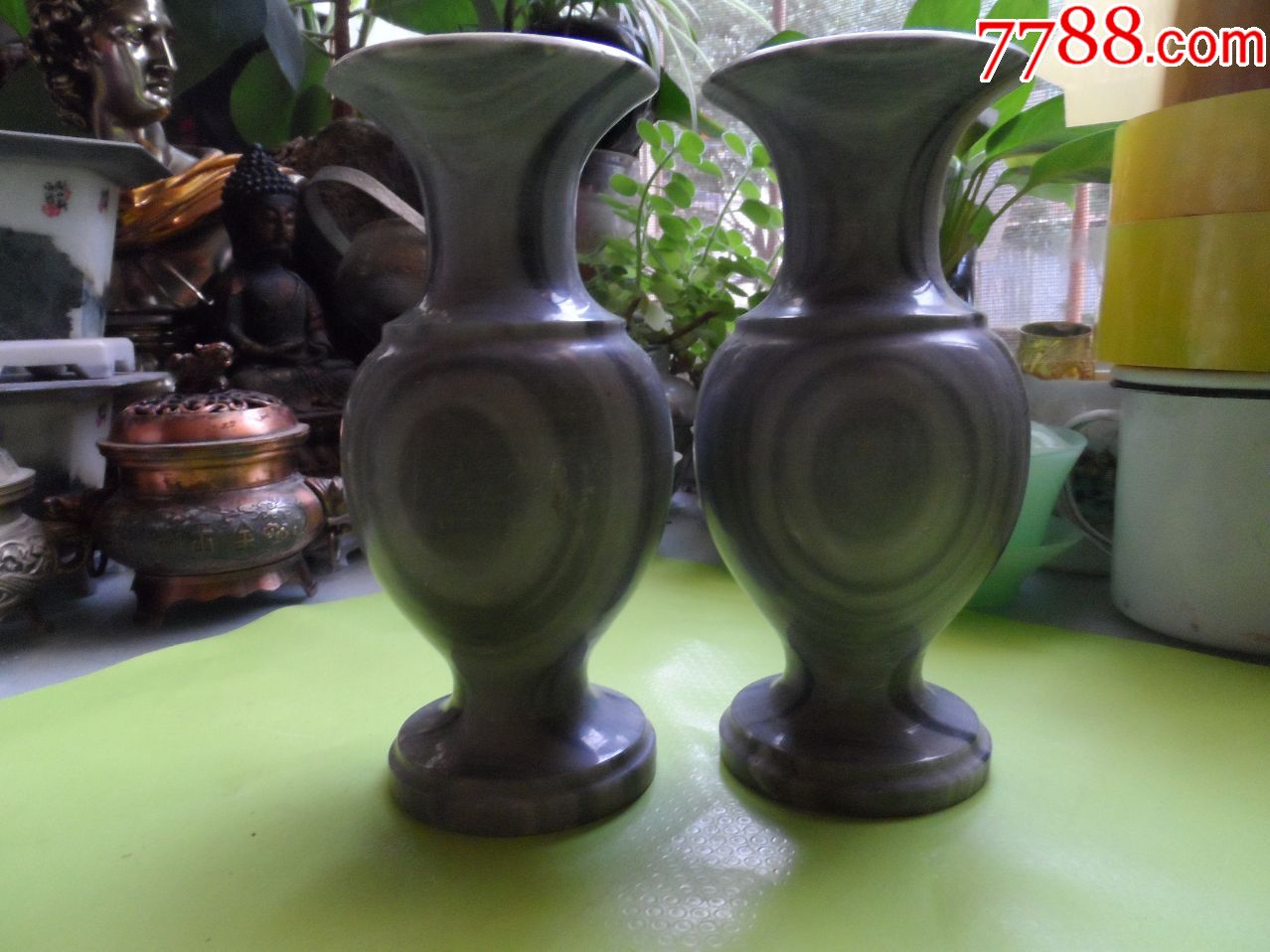 大理石花瓶一对_价格69元_第1张_7788收藏__收藏热线