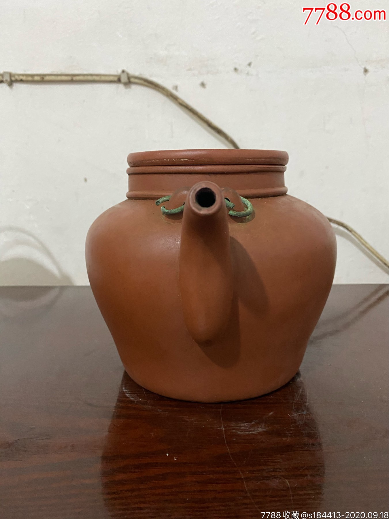 晚清民国海寿星提梁壶