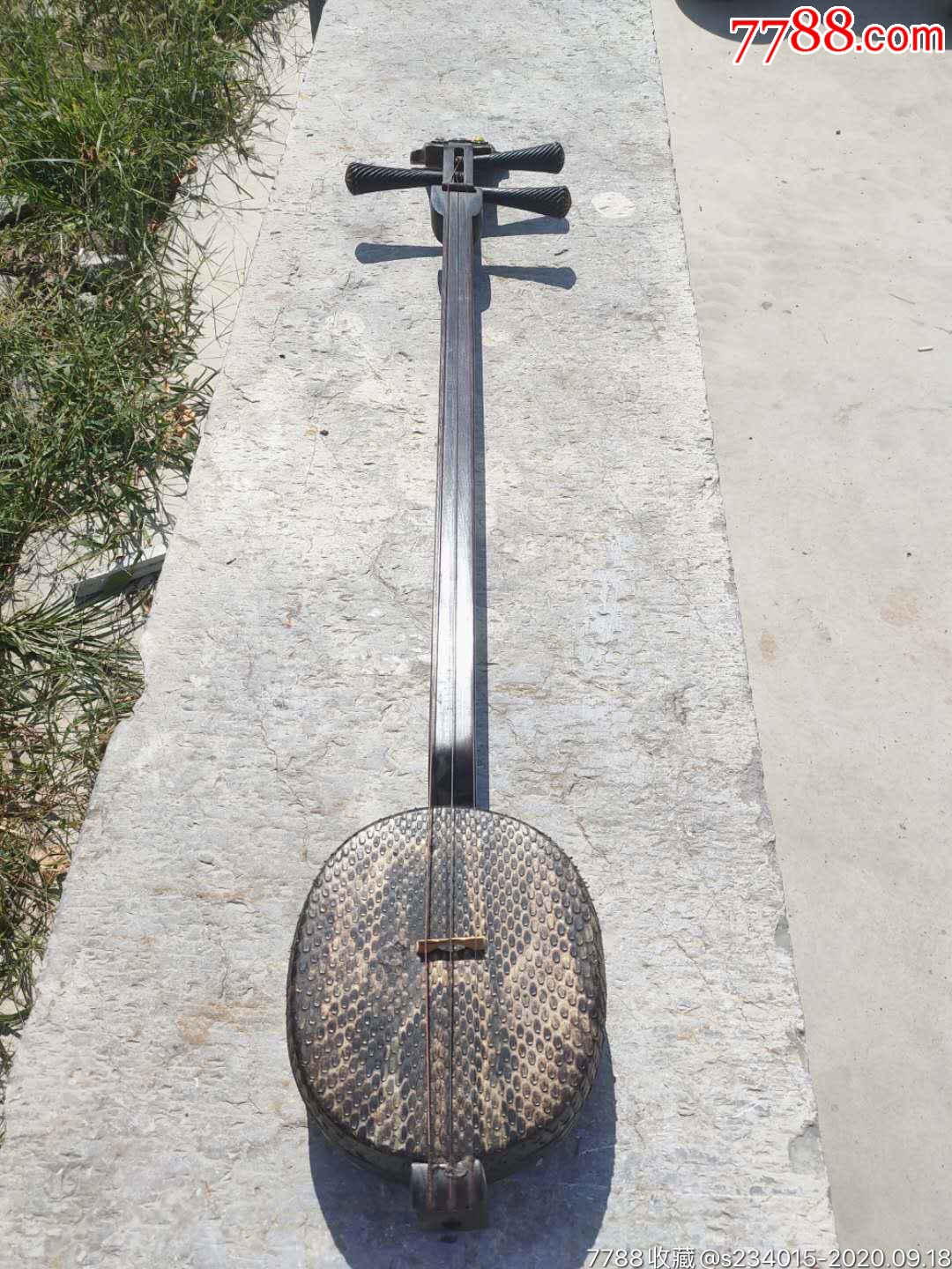 七十年代檀木三弦_二胡/胡琴_图片分类_回收价值_7788报纸收藏
