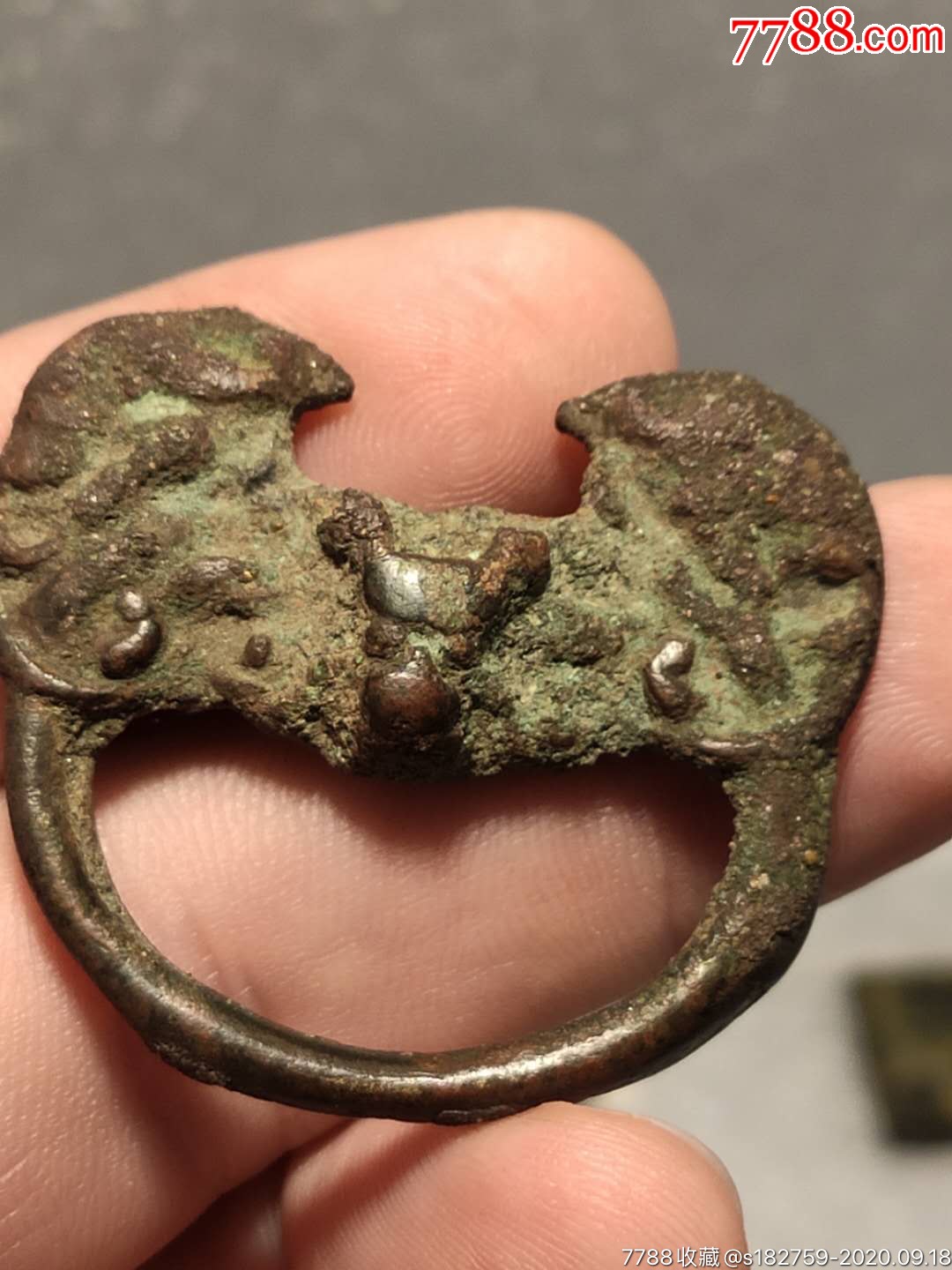 辽代青铜腰带扣