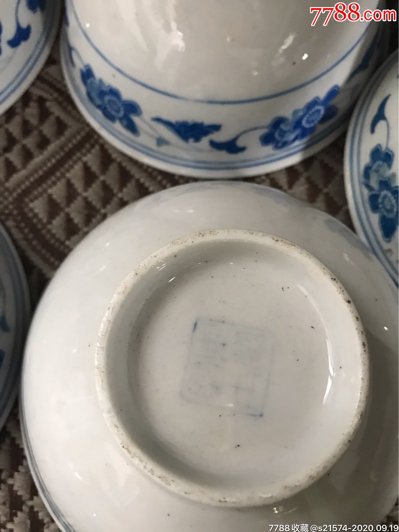 湖南醴陵瓷厂底款中国湖南饭碗8只,可以还价